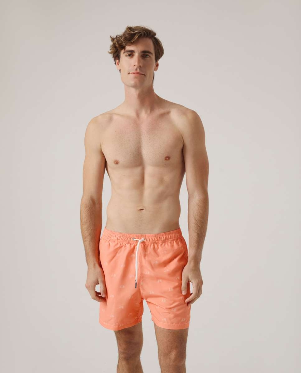 Bañador bermudas de hombre - Scotta 1985 - Coral Coral-1