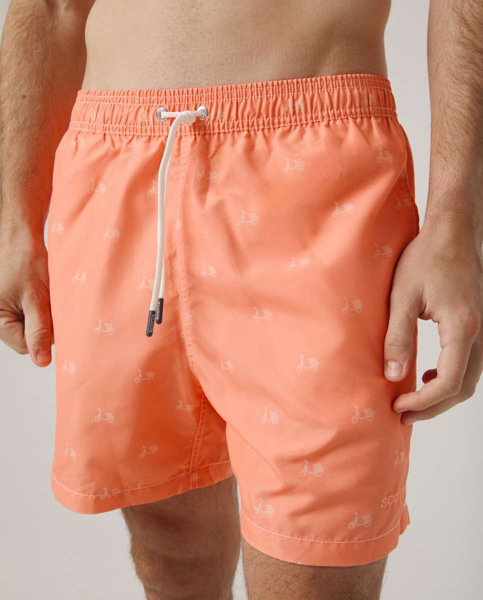 Bañador bermudas de hombre - Scotta 1985 - Coral Coral-3