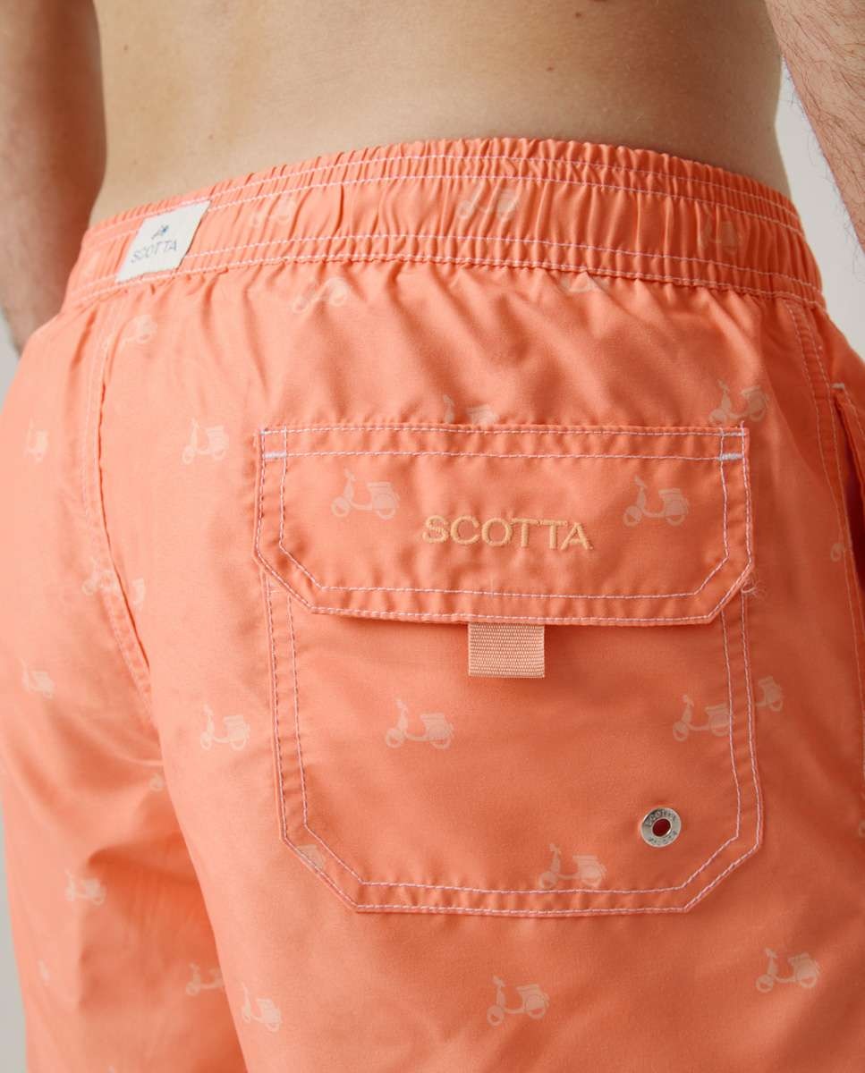 Bañador bermudas de hombre - Scotta 1985 - Coral Coral-4