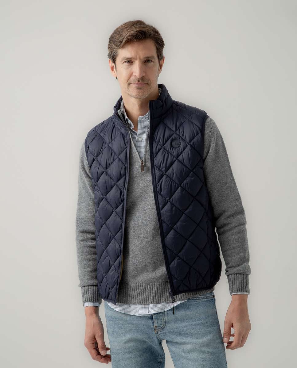 Imagen 1 de Chaleco de hombre acolchado Azul marino