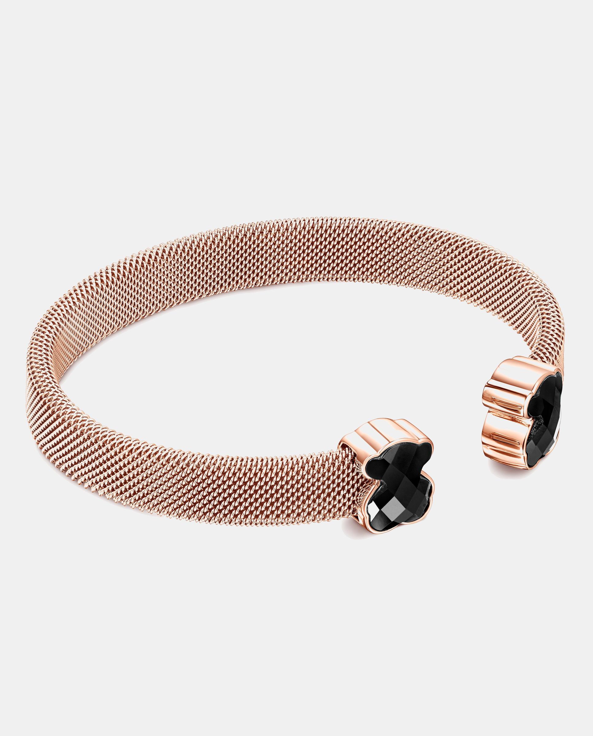 Pulsera mesh color de acero ip y ónix - Tous - Negro Negro-1