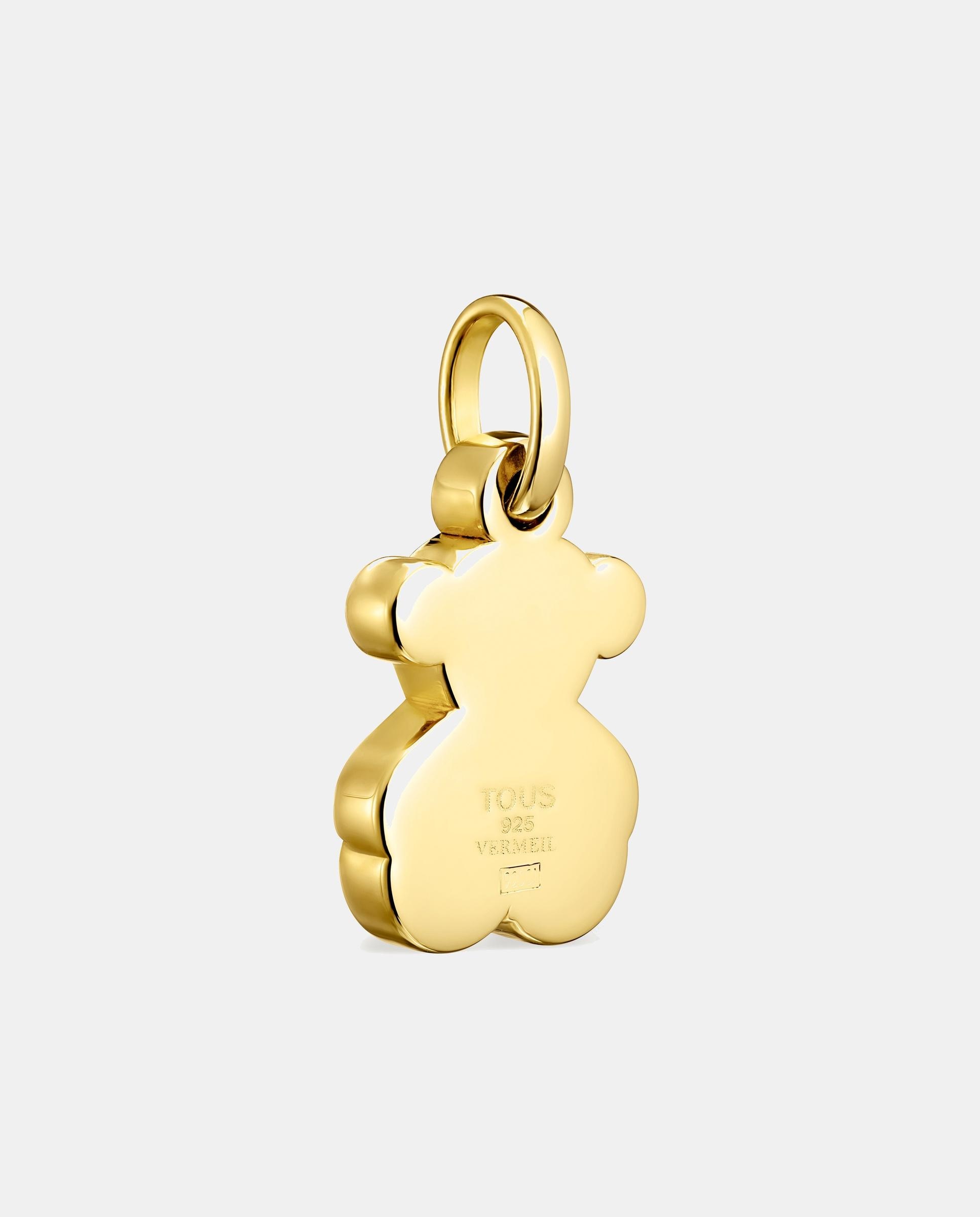 Colgante sweet dolls bañado en oro de 18 kt sobre plata en forma de oso - Tous - Dorado Dorado-3