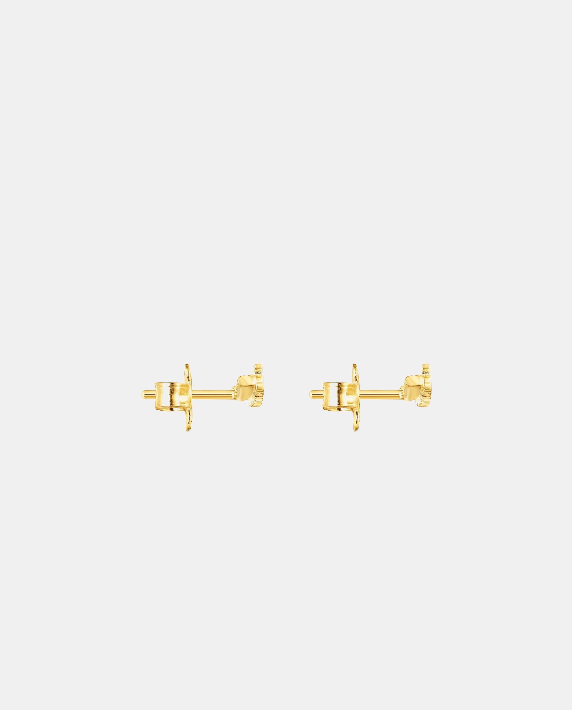 Pendientes straight bañados en oro de 18 kt sobre plata con osos - Tous - Dorado Dorado-2