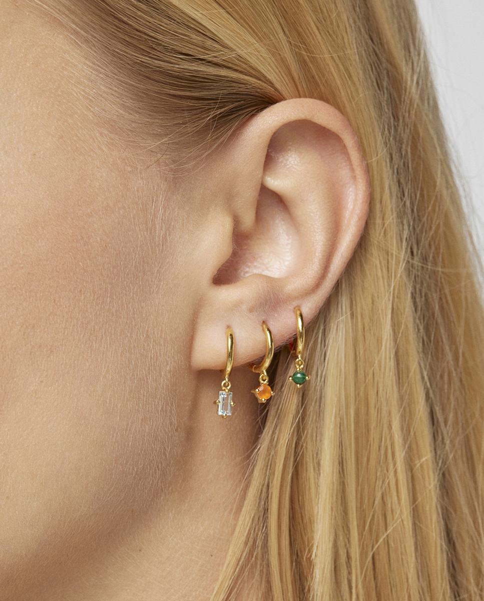 Pendientes good vibes bañados en oro de 18 kt sobre plata y gemas - Tous - Multicolor Multicolor-4