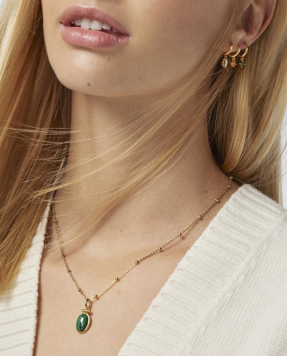Pendientes good vibes bañados en oro de 18 kt sobre plata y gemas - Tous - Multicolor Multicolor-5