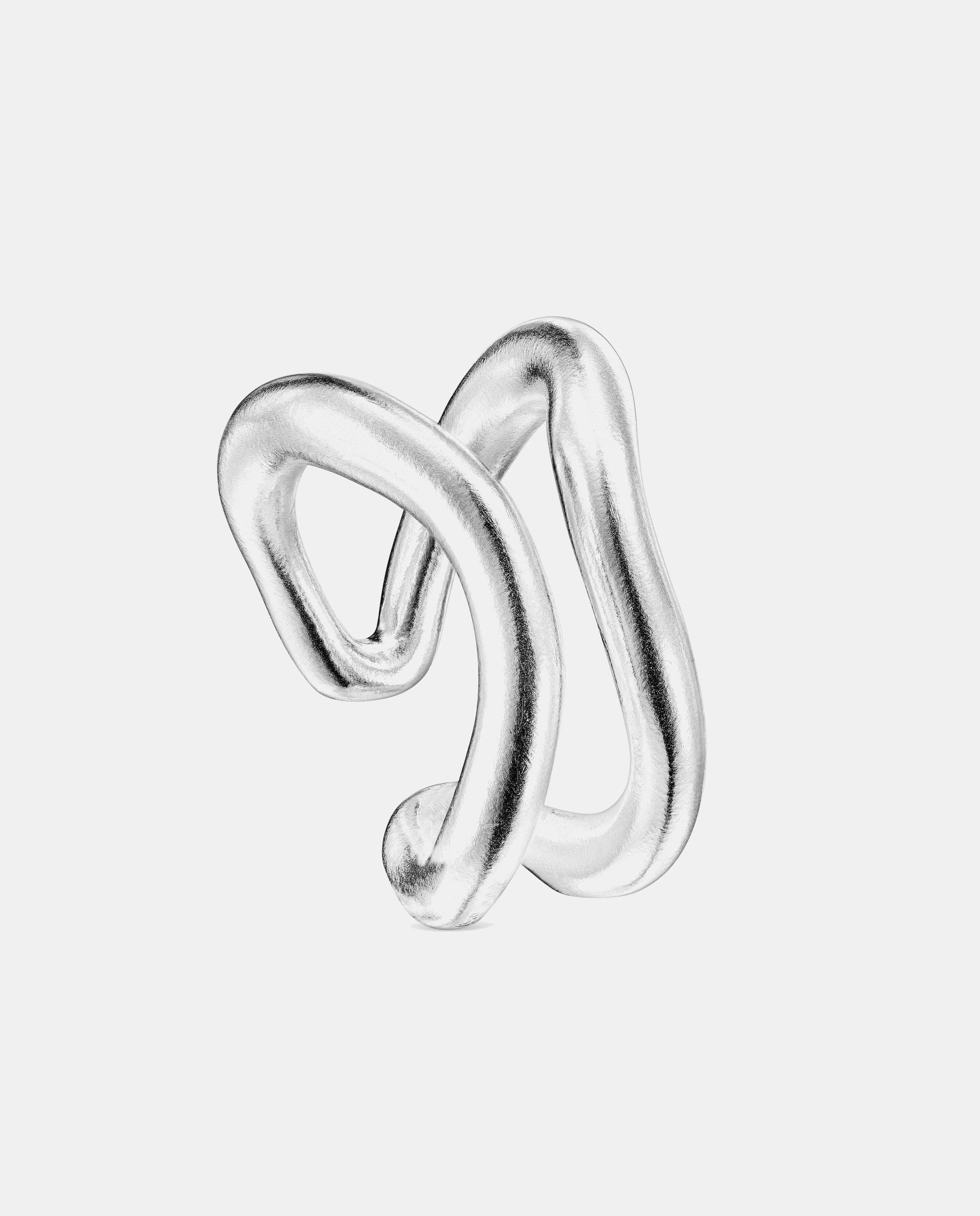 Anillo abierto doble tous hav de plata - Plateado Plateado-1