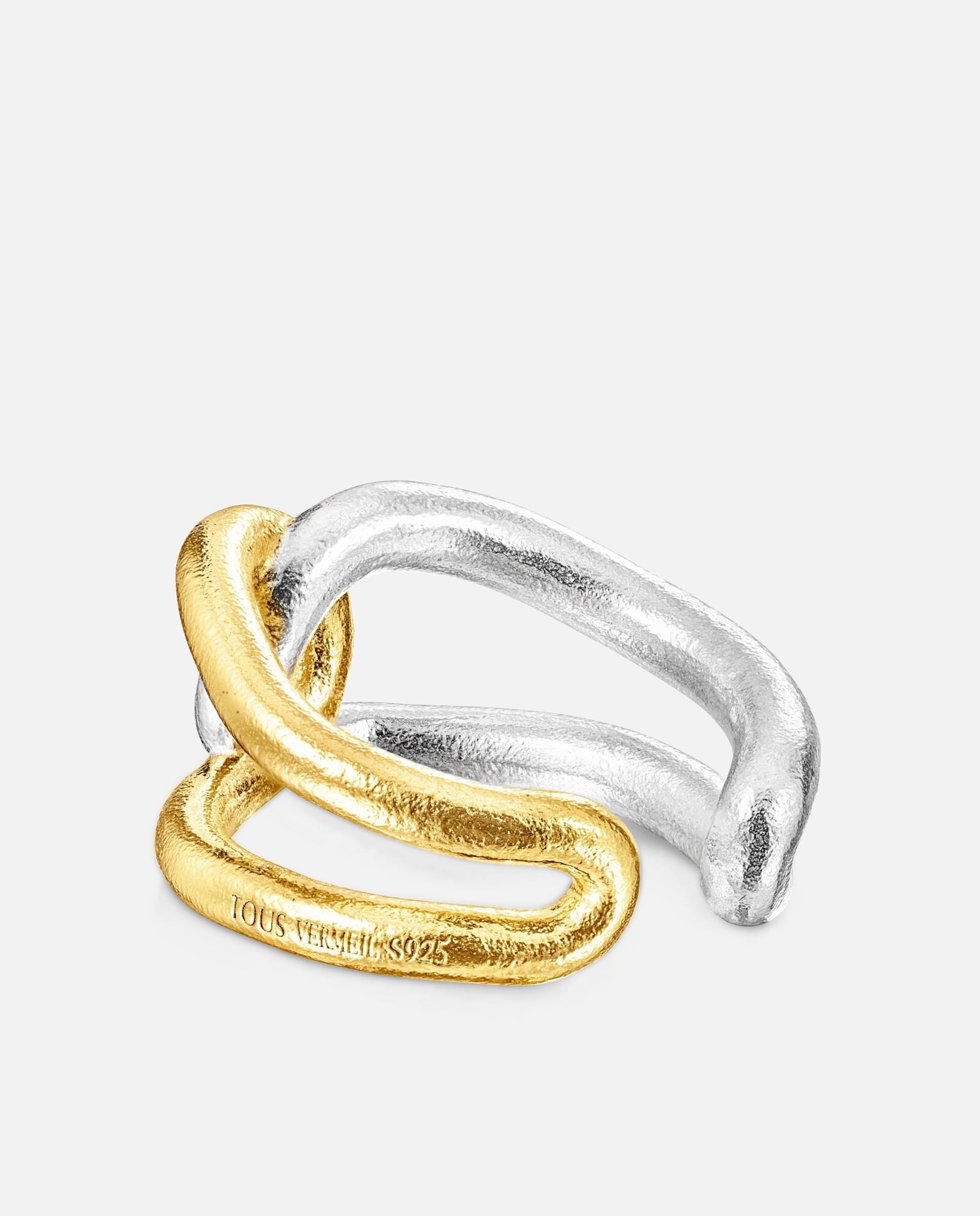 Anillo de plata y baño de oro hav - Tous - Bicolor Bicolor-3