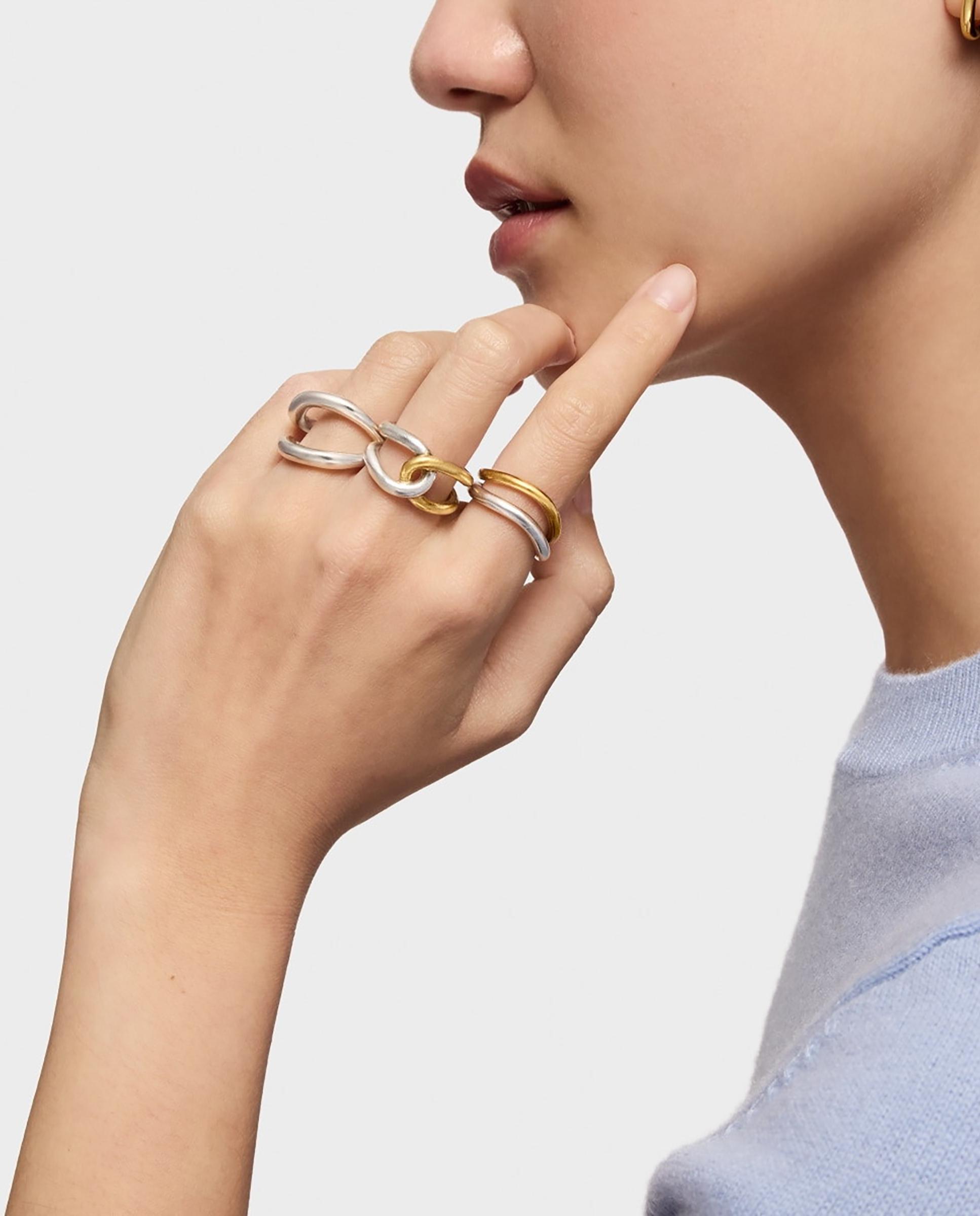 Anillo de plata y baño de oro hav - Tous - Bicolor Bicolor-5