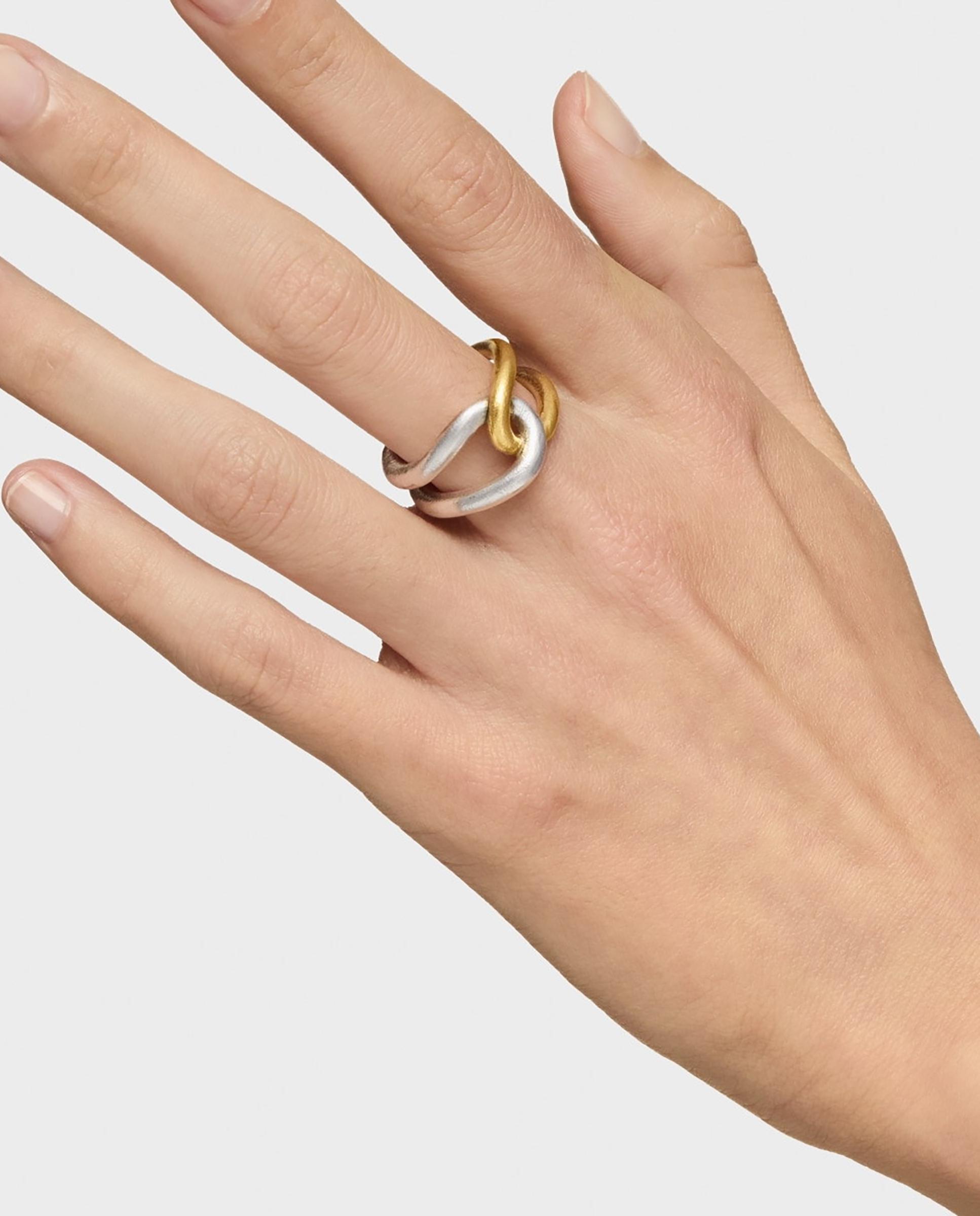 Anillo de plata y baño de oro hav - Tous - Bicolor Bicolor-6
