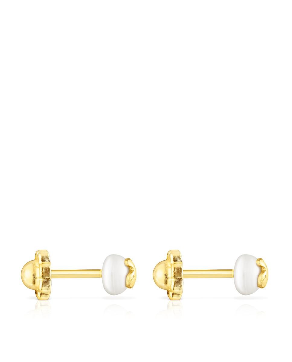 Pendientes Baby Tous de oro y perla con motivo de oso · Tous · El