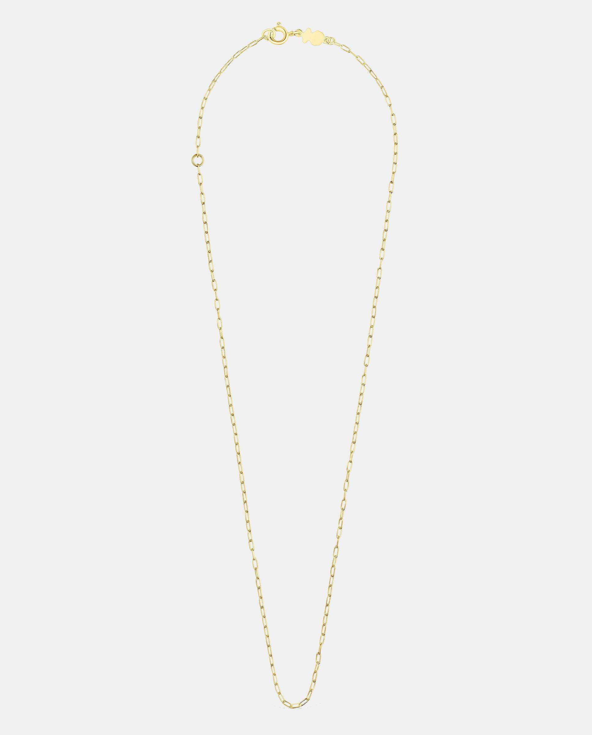 Collar chain bañado en oro 18 kt sobre plata - Tous - Dorado Dorado-1