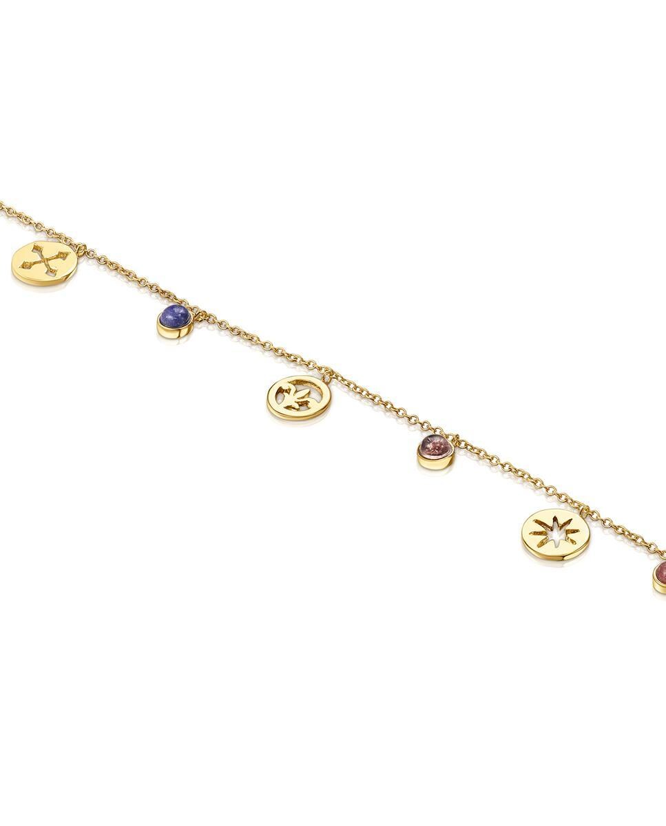 Pulsera Medallas De Tous Pulsera Tamara Falcó X Tous Bañada En Oro
