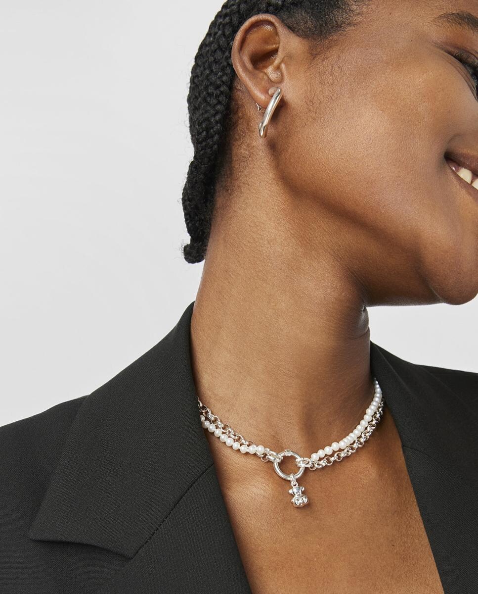 Colgante Plata Collar Nombre Tous Necklaces Tous Plateado De En