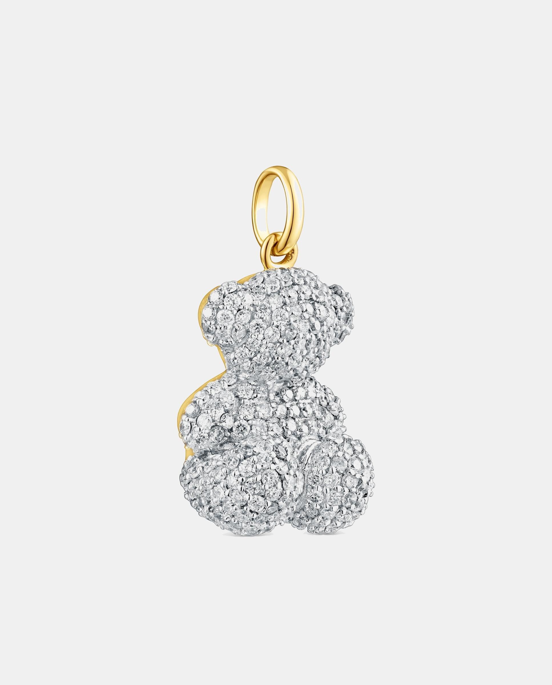 Imagen 2 de Colgante bold bear de oso de diamantes y oro - Tous - Blanco Blanco