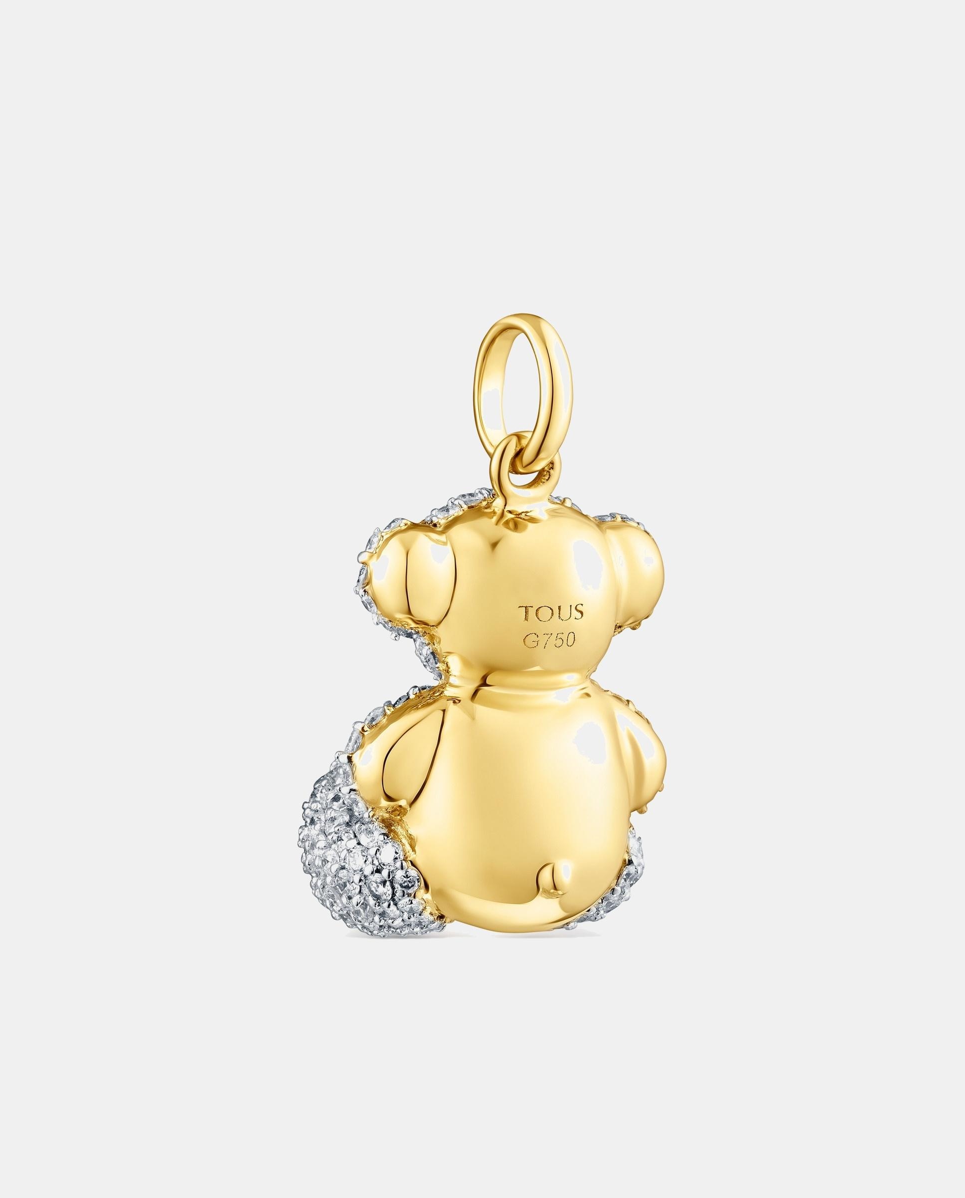 Imagen 3 de Colgante bold bear de oso de diamantes y oro - Tous - Blanco Blanco