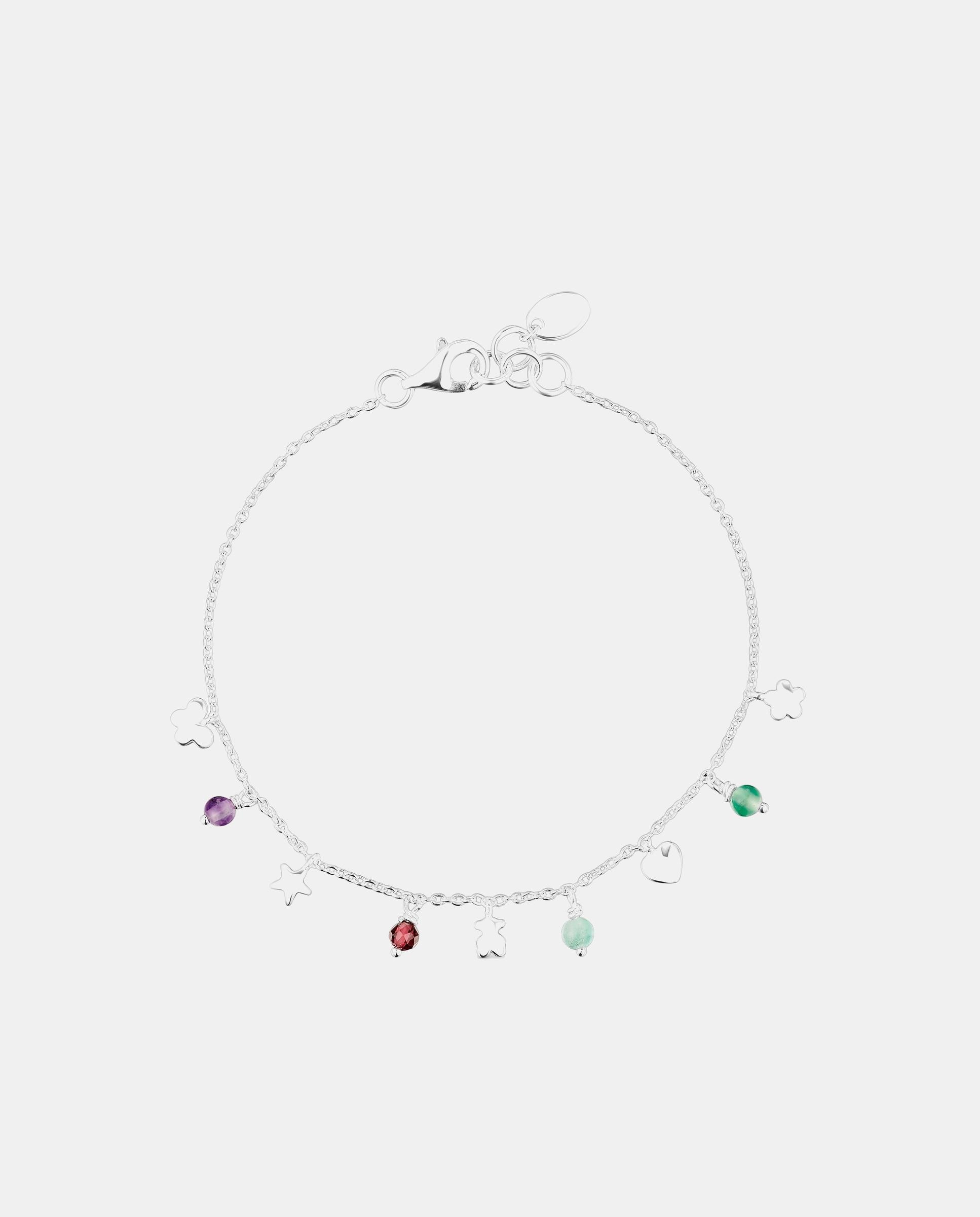 Imagen 2 de Pulsera bold motif de plata y gemas motivos - Tous - Multicolor Multicolor