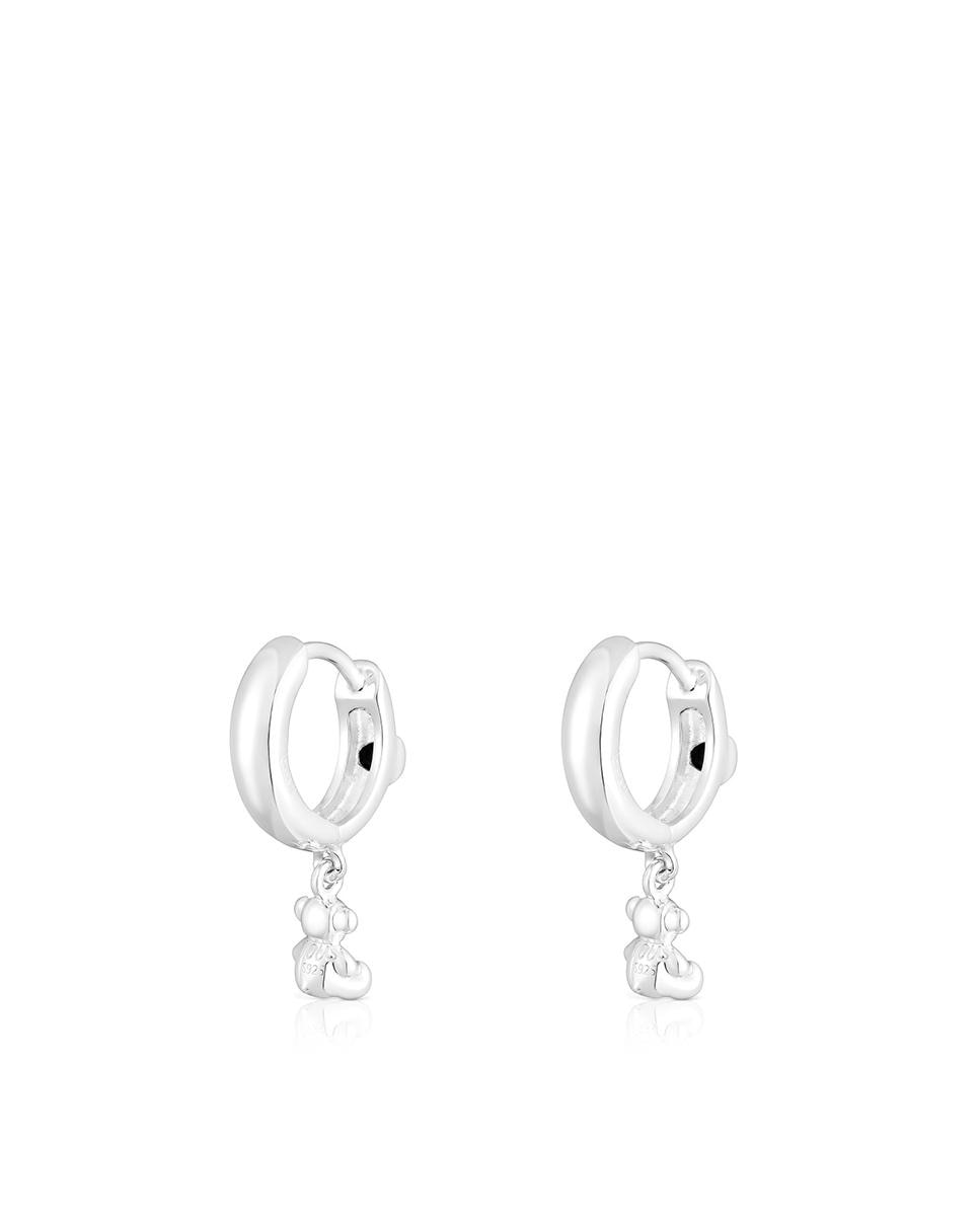 Pendientes de aro bold bear de plata con ónix y oso - Tous - Negro Negro-3