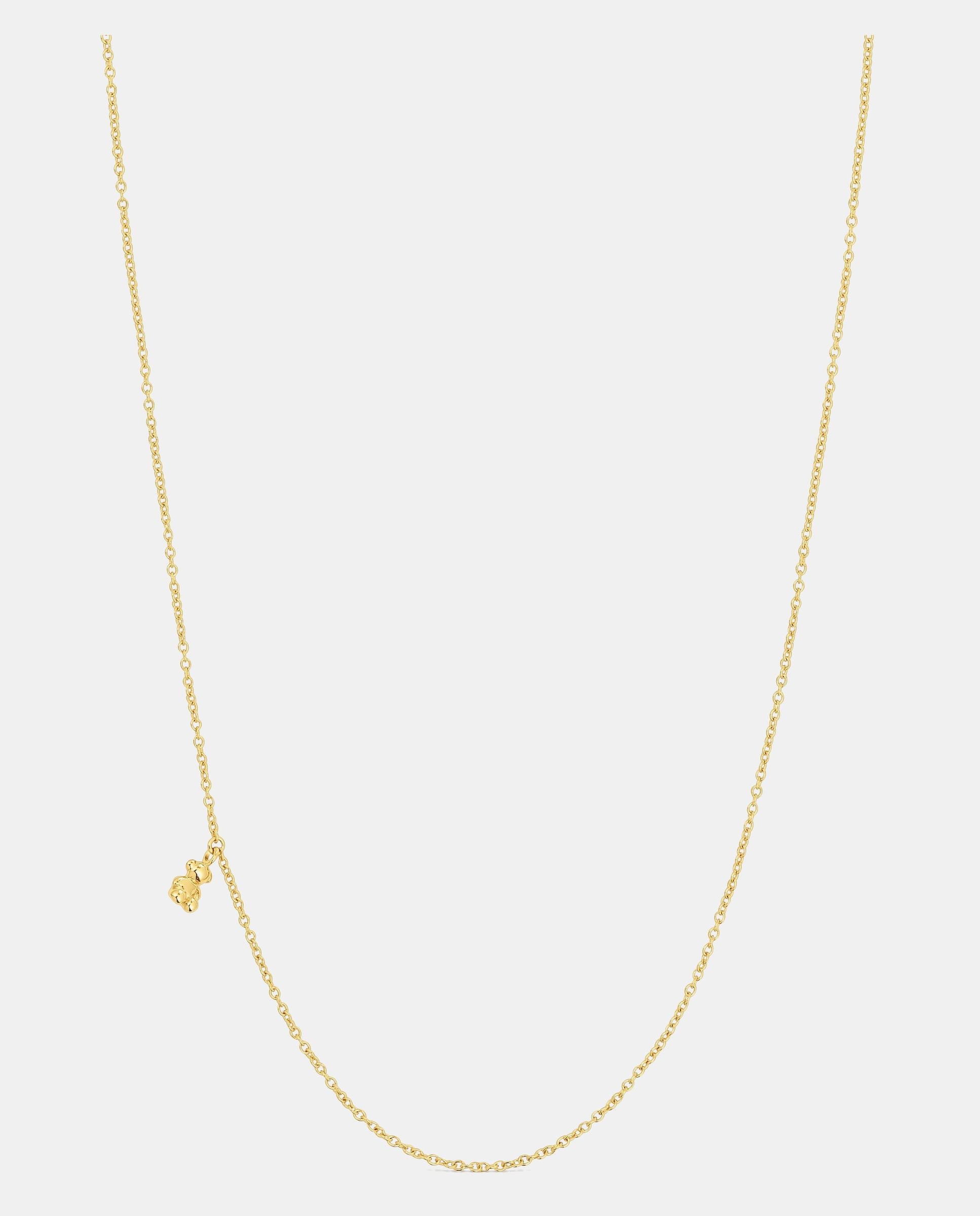 Collar bold bear bañado en oro de 18 kt sobre plata - Tous - Dorado Dorado-3