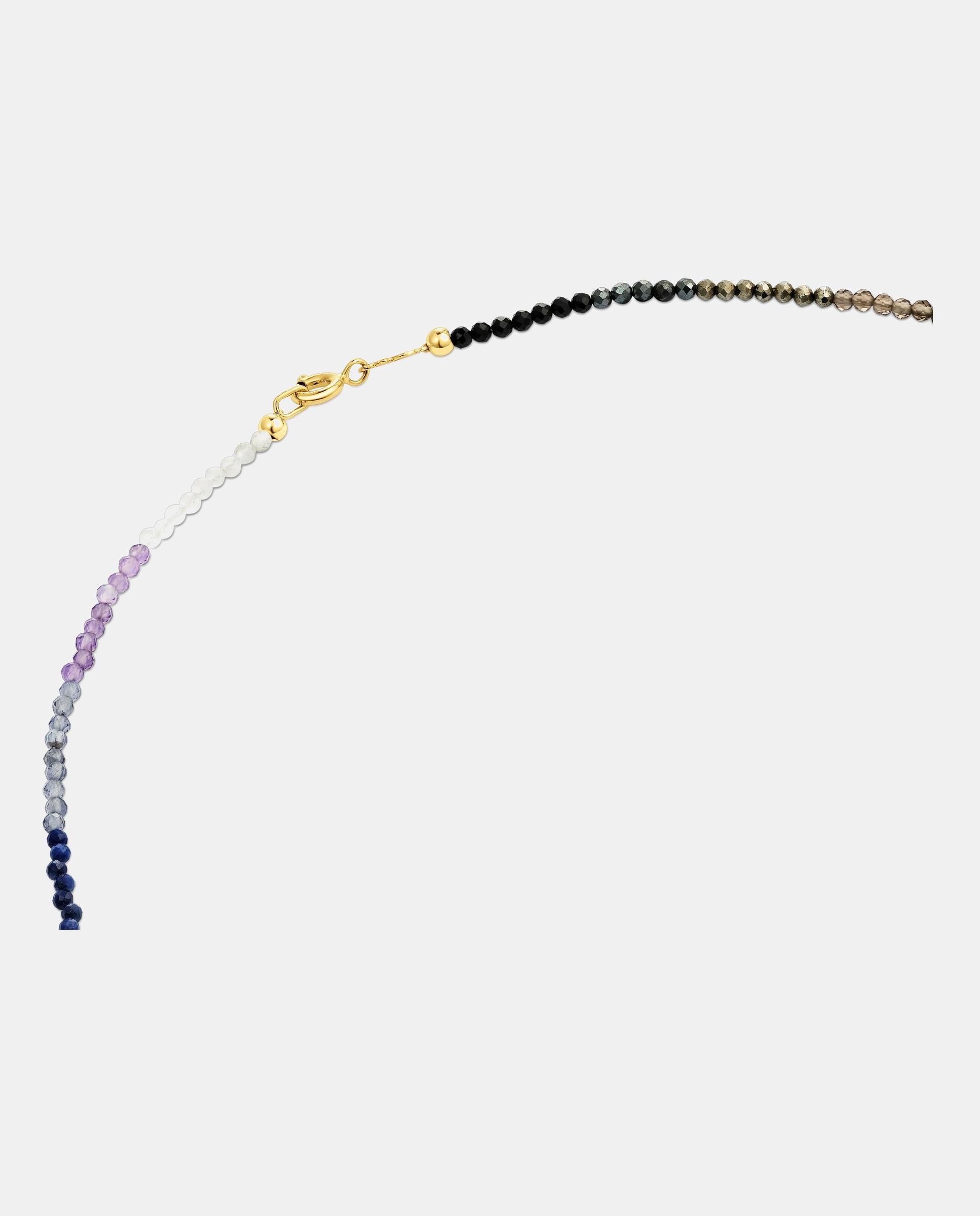 Collar bold bear bañado en oro de 18 kt sobre plata y gemas - Multicolor Multicolor-3