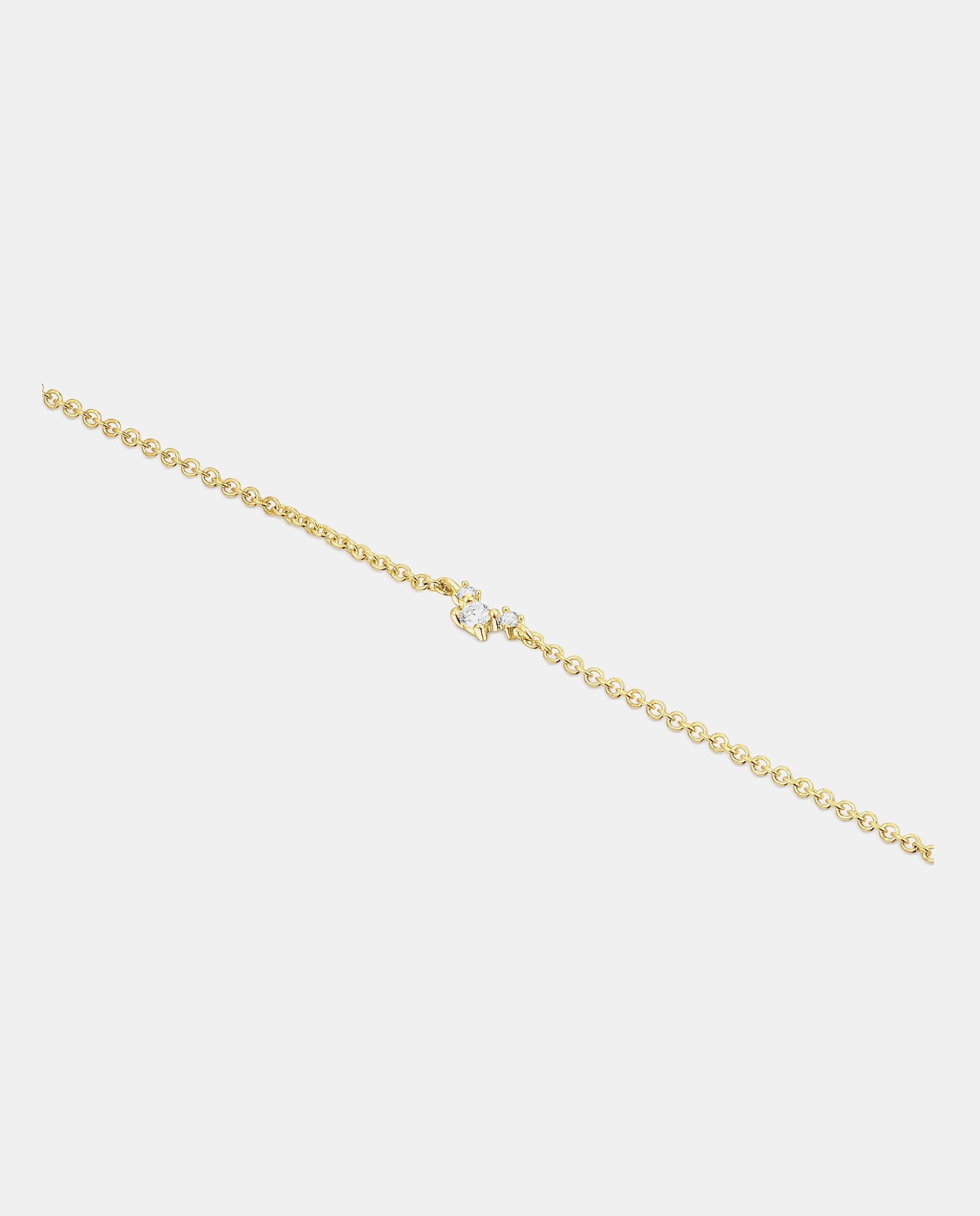 Pulsera les classiques de oro y diamantes - Blanco Blanco-3