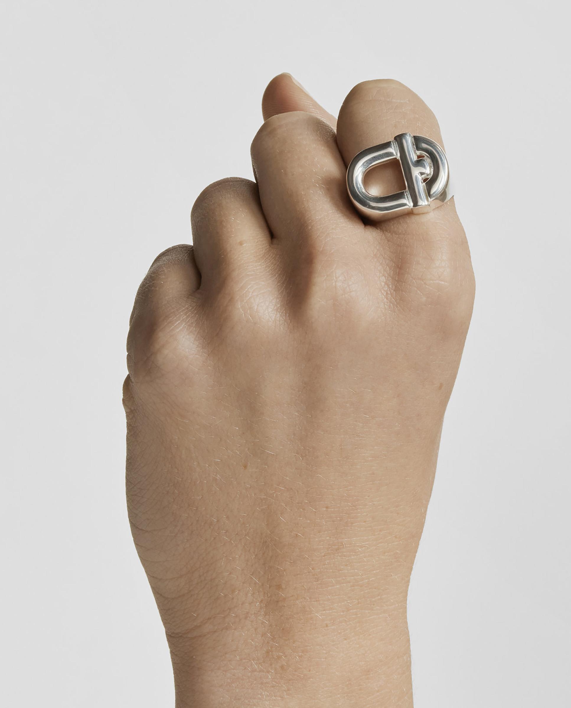 Anillo sello manifesto grande de plata - Tous - Plateado Plateado-4