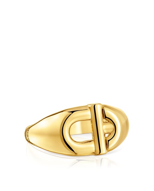 Anillo Corazon Simple Elegante Color Dorado Y Plateado En México Moda-y-ac