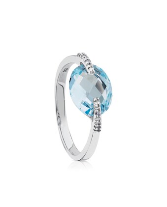Topacio Anillo Tous Piedra Anillo Oro Blanco 18kt Y Topacio TOUS