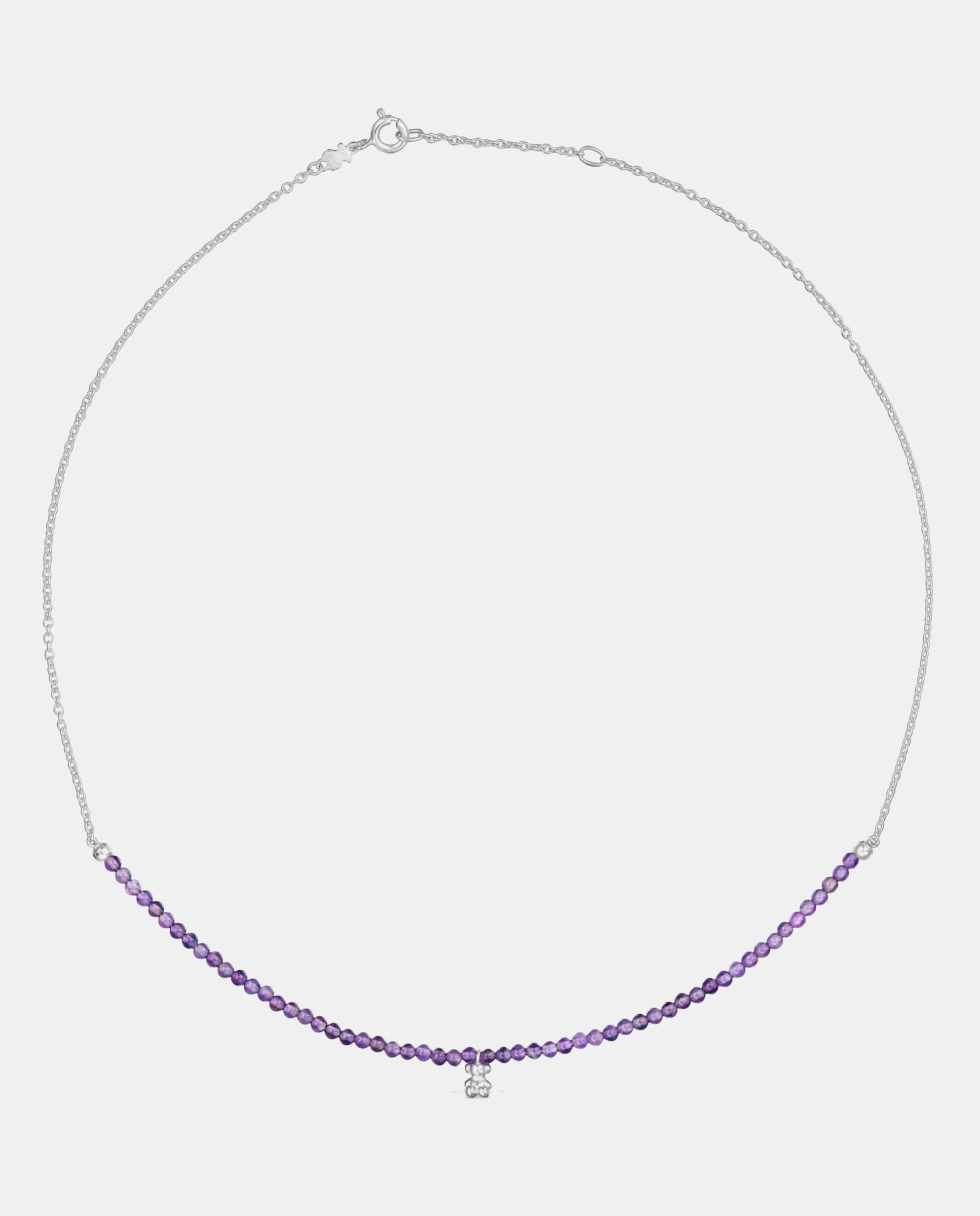 Imagen 1 de Collar bold bear de plata y amatista - Tous - Morado Morado