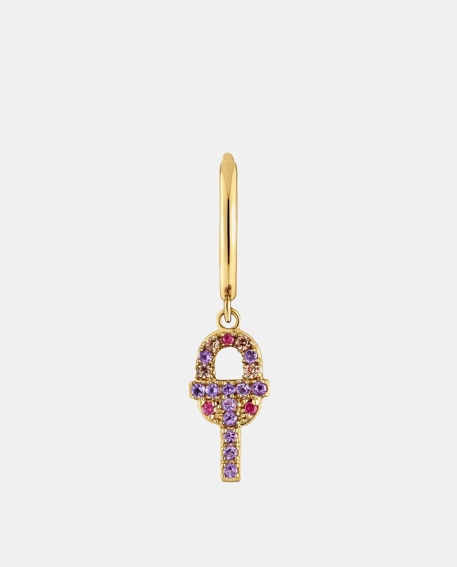 Piercing manifesto de oro y gemas - Tous - Morado Morado-1