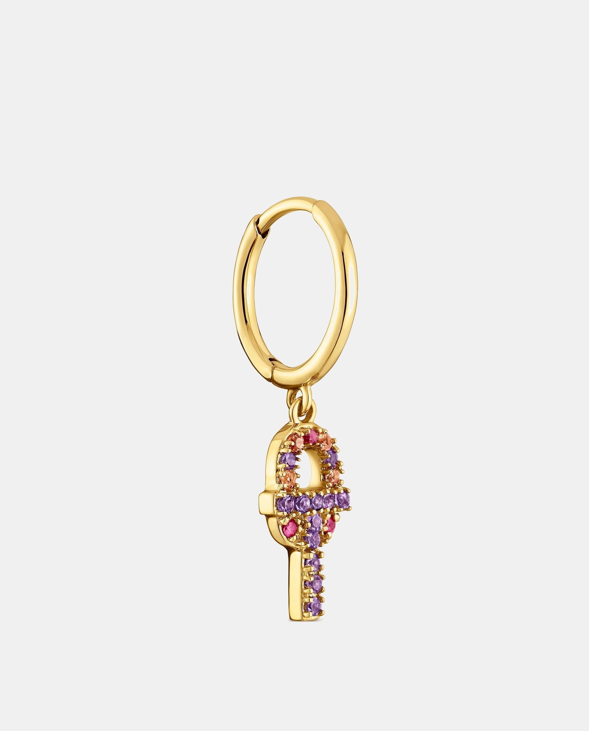 Piercing manifesto de oro y gemas - Tous - Morado Morado-2