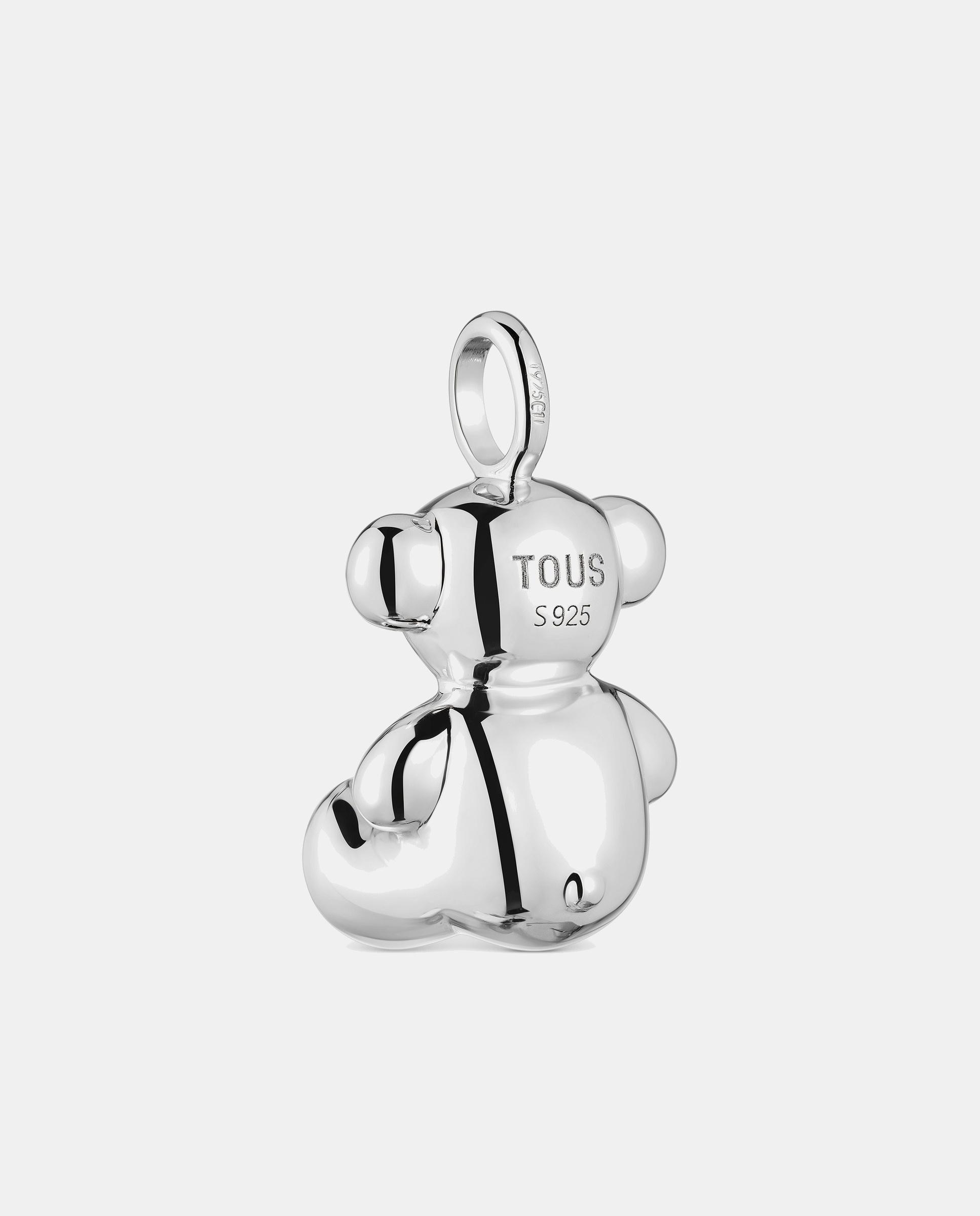 Colgante bold bear de oso mediano de plata con ónix - Tous - Negro Negro-3