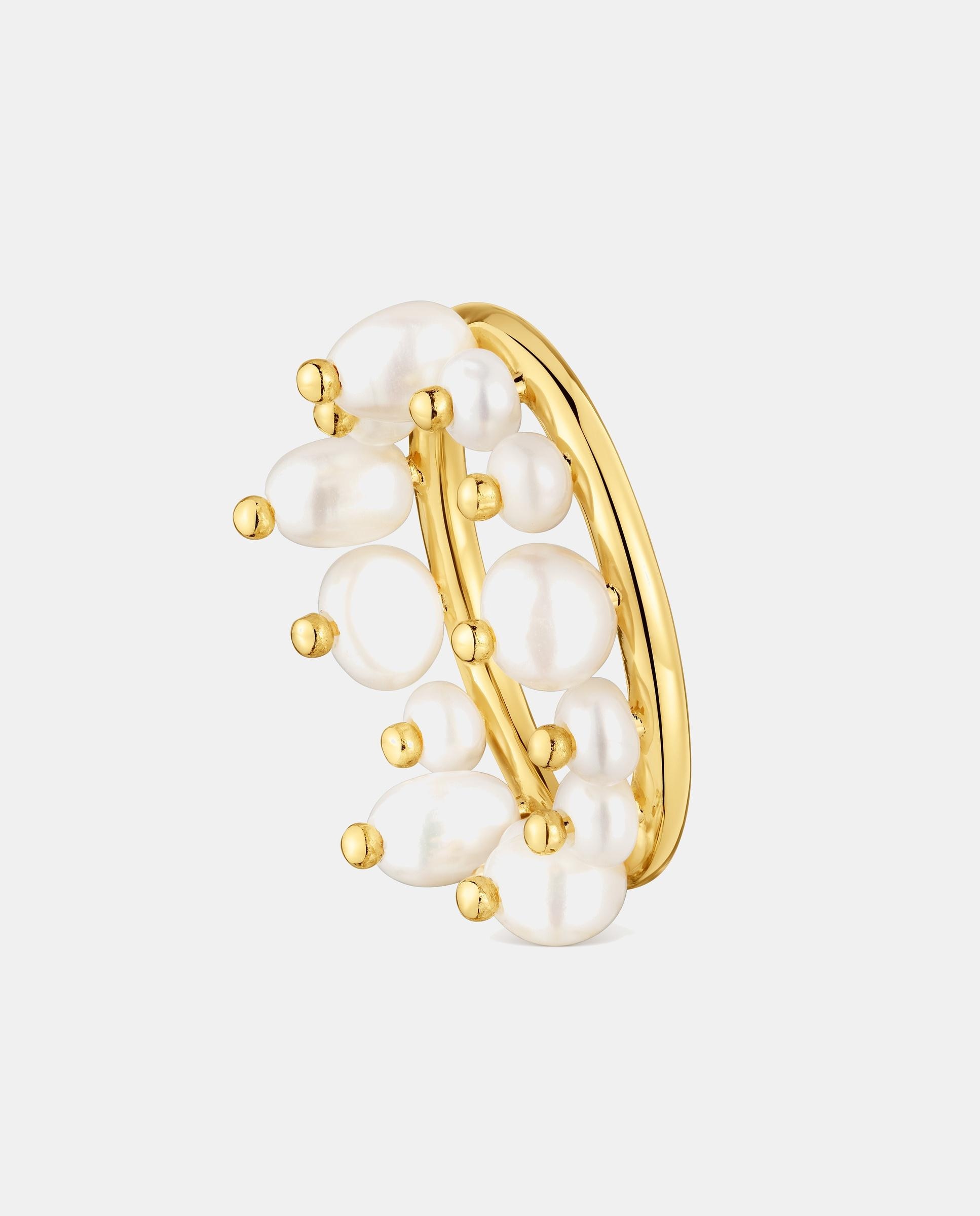 Anillo sugar party bañado en oro 18 kt sobre plata y perlas - Tous - Blanco Blanco-1