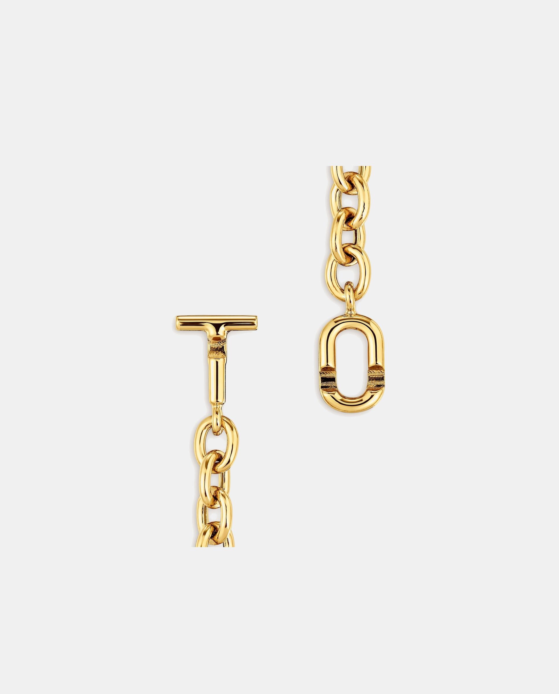 Pulsera de cadena manifesto bañada en oro 18 kt sobre plata - Tous - Dorado Dorado-3
