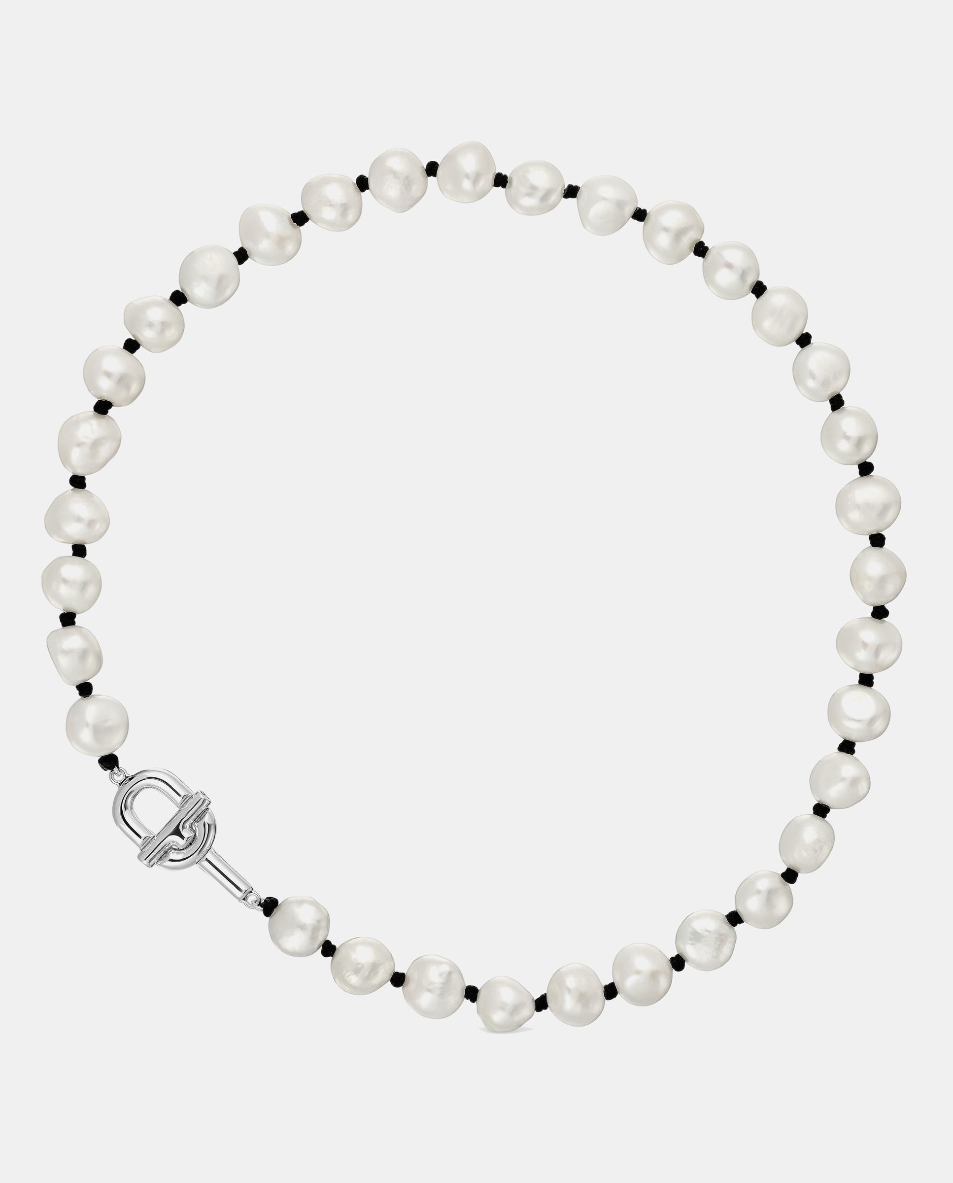 Collar manifesto de nylon con perlas - Tous - Blanco Blanco-1