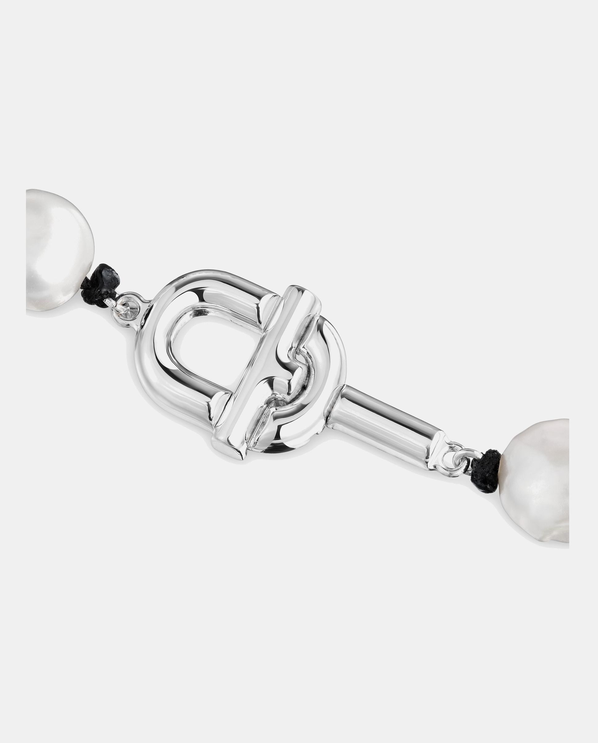 Collar manifesto de nylon con perlas - Tous - Blanco Blanco-3