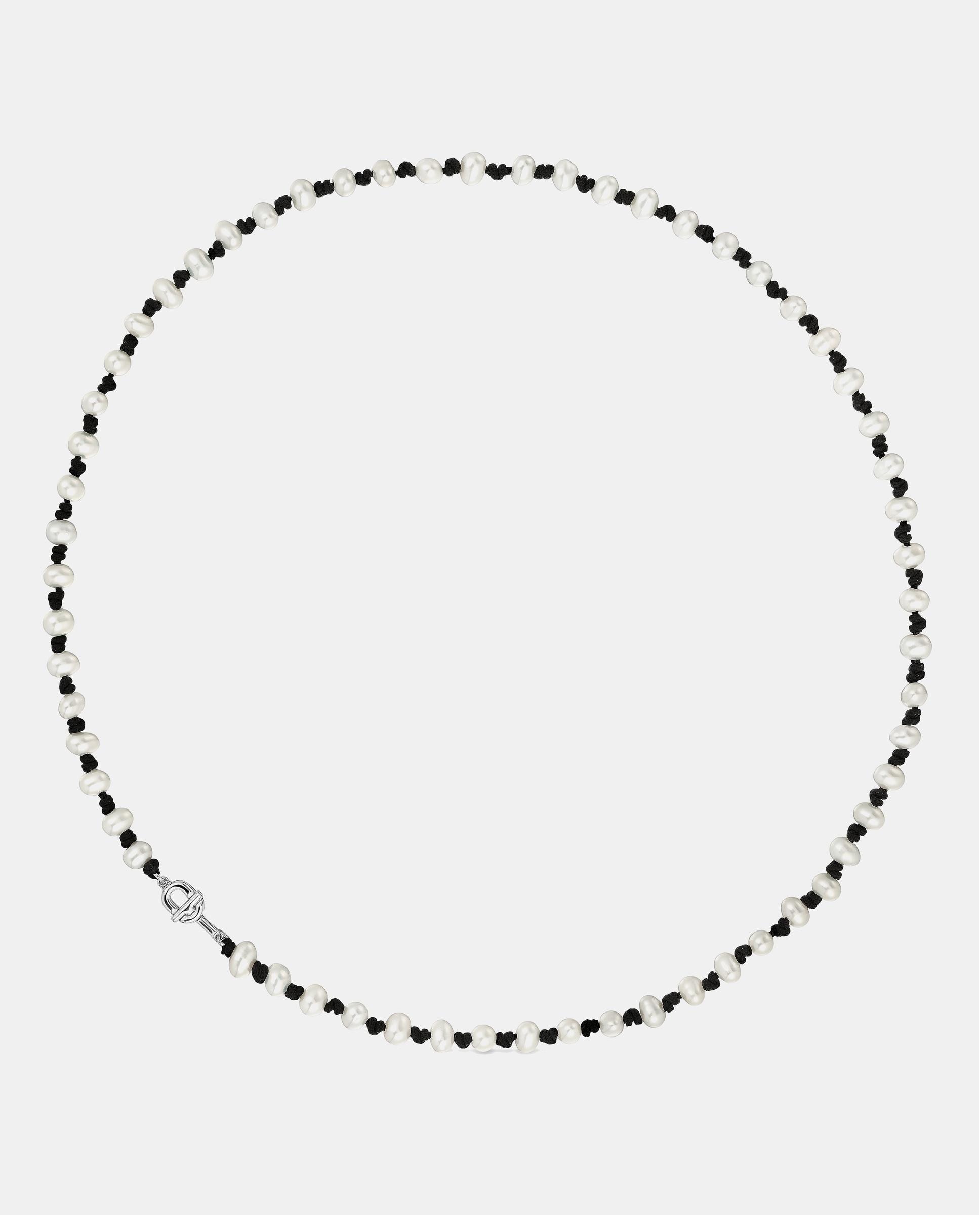 Collar manifesto de nylon con perlas - Tous - Blanco Blanco-1