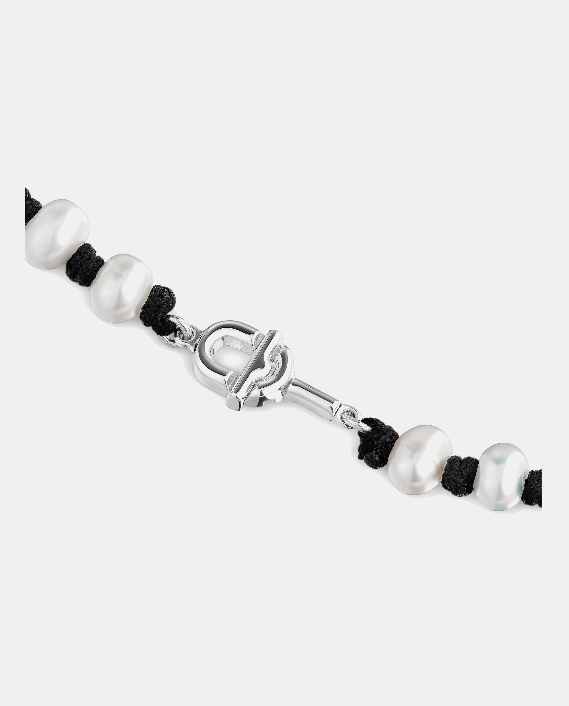 Collar manifesto de nylon con perlas - Tous - Blanco Blanco-2