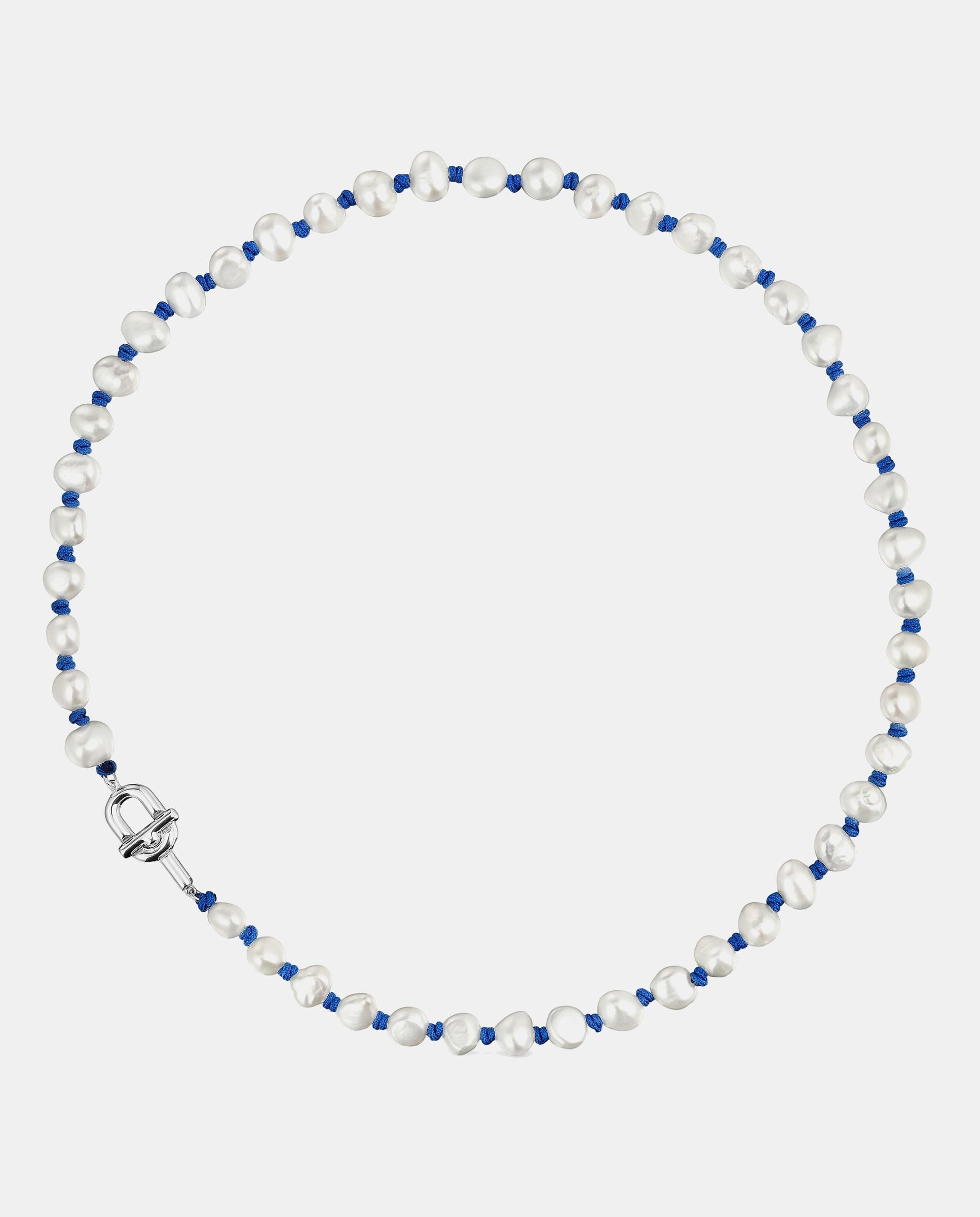 Collar manifesto de nylon con perlas - Tous - Blanco Blanco-1