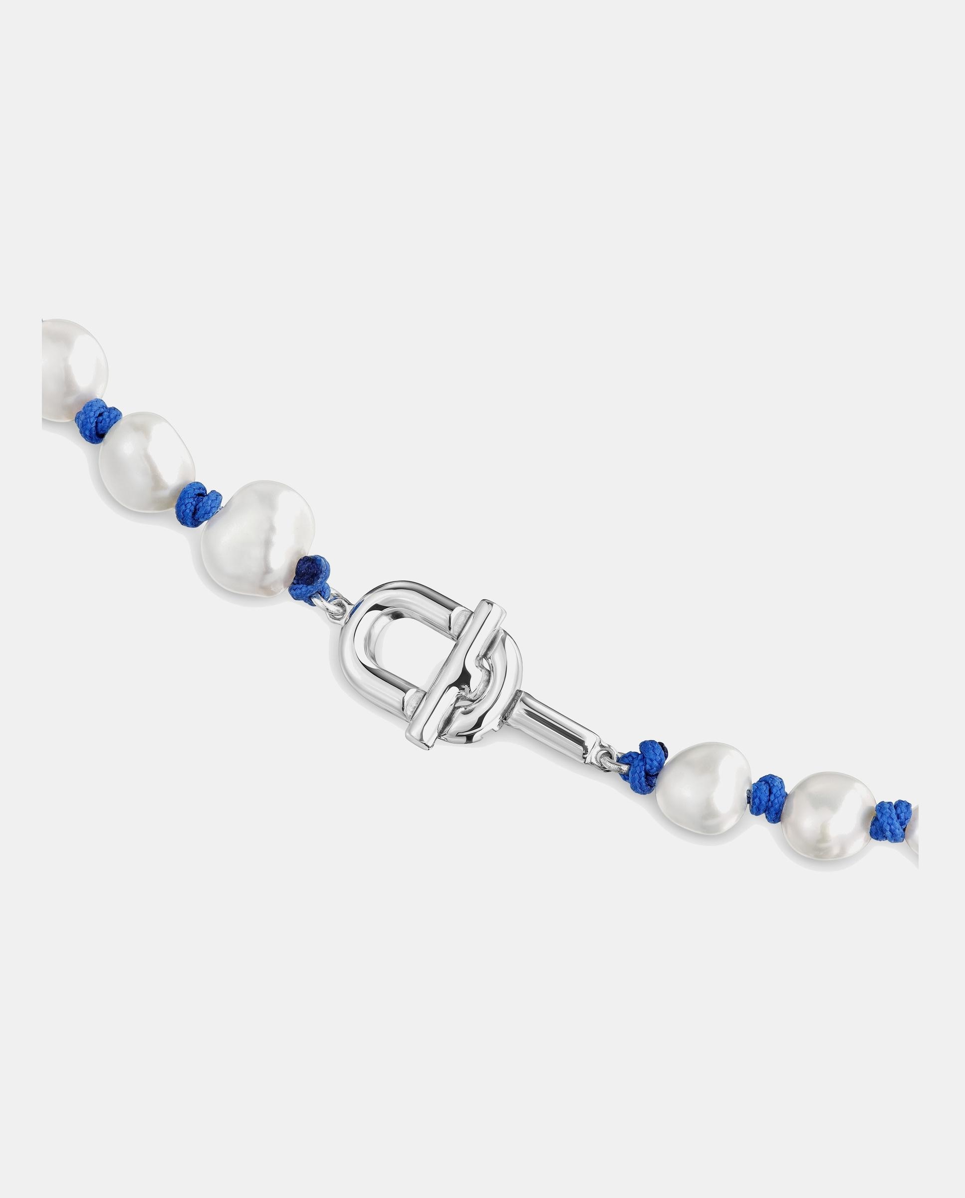 Collar manifesto de nylon con perlas - Tous - Blanco Blanco-2
