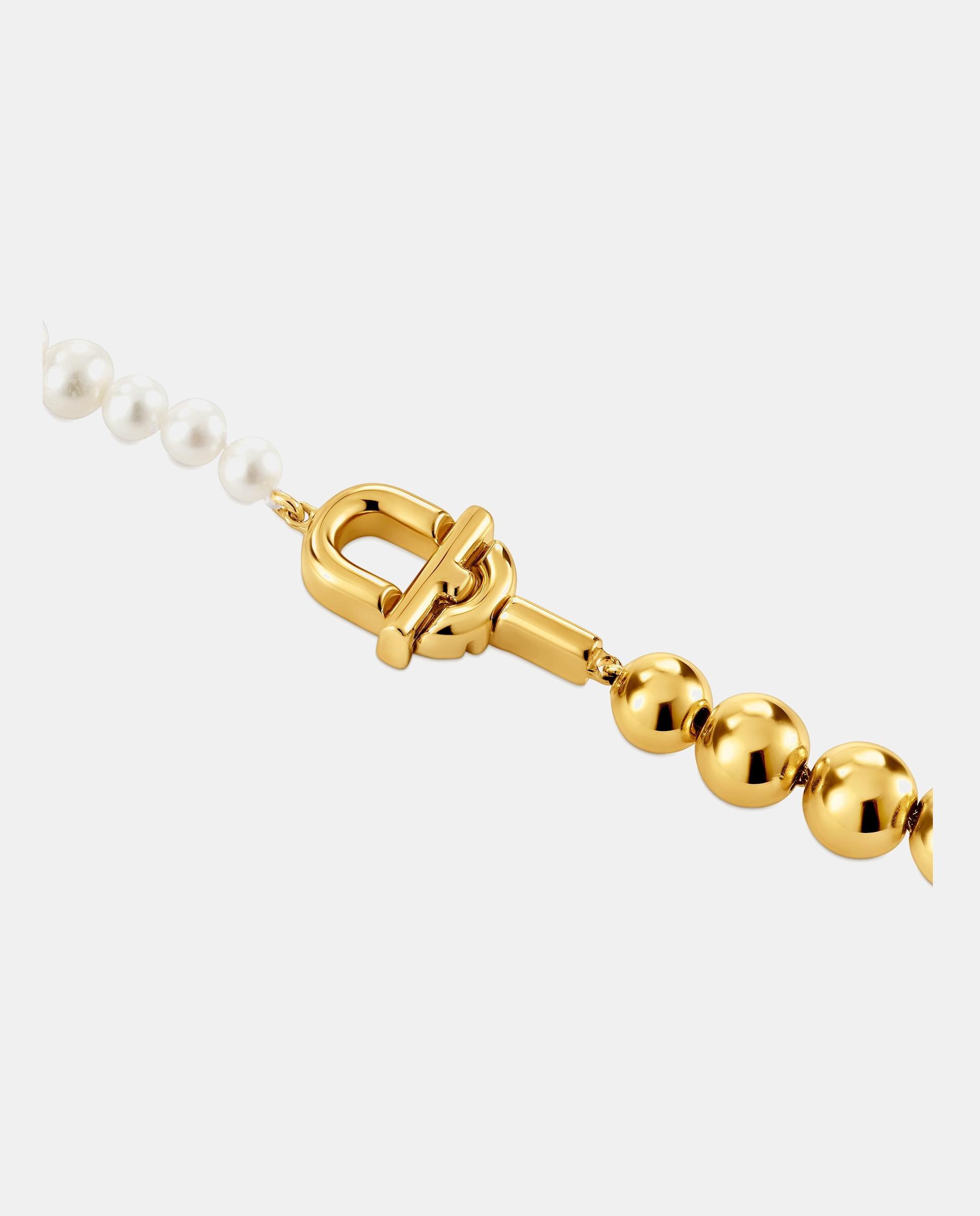 Collar manifesto bañado en oro 18 kt sobre plata y perlas cultivadas - Tous - Blanco Blanco-2