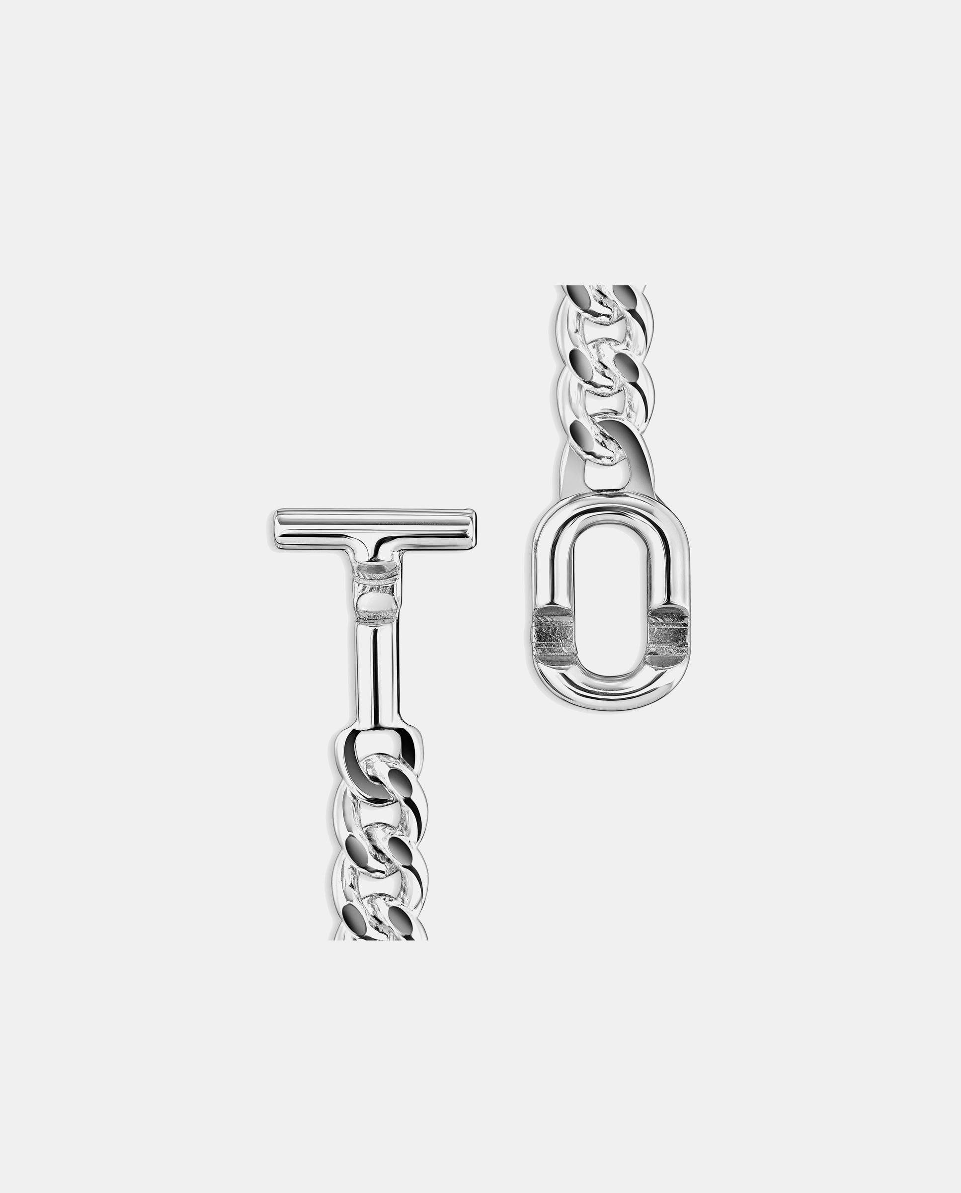 Pulsera manifesto de cadena en plata - Tous - Plateado Plateado-3