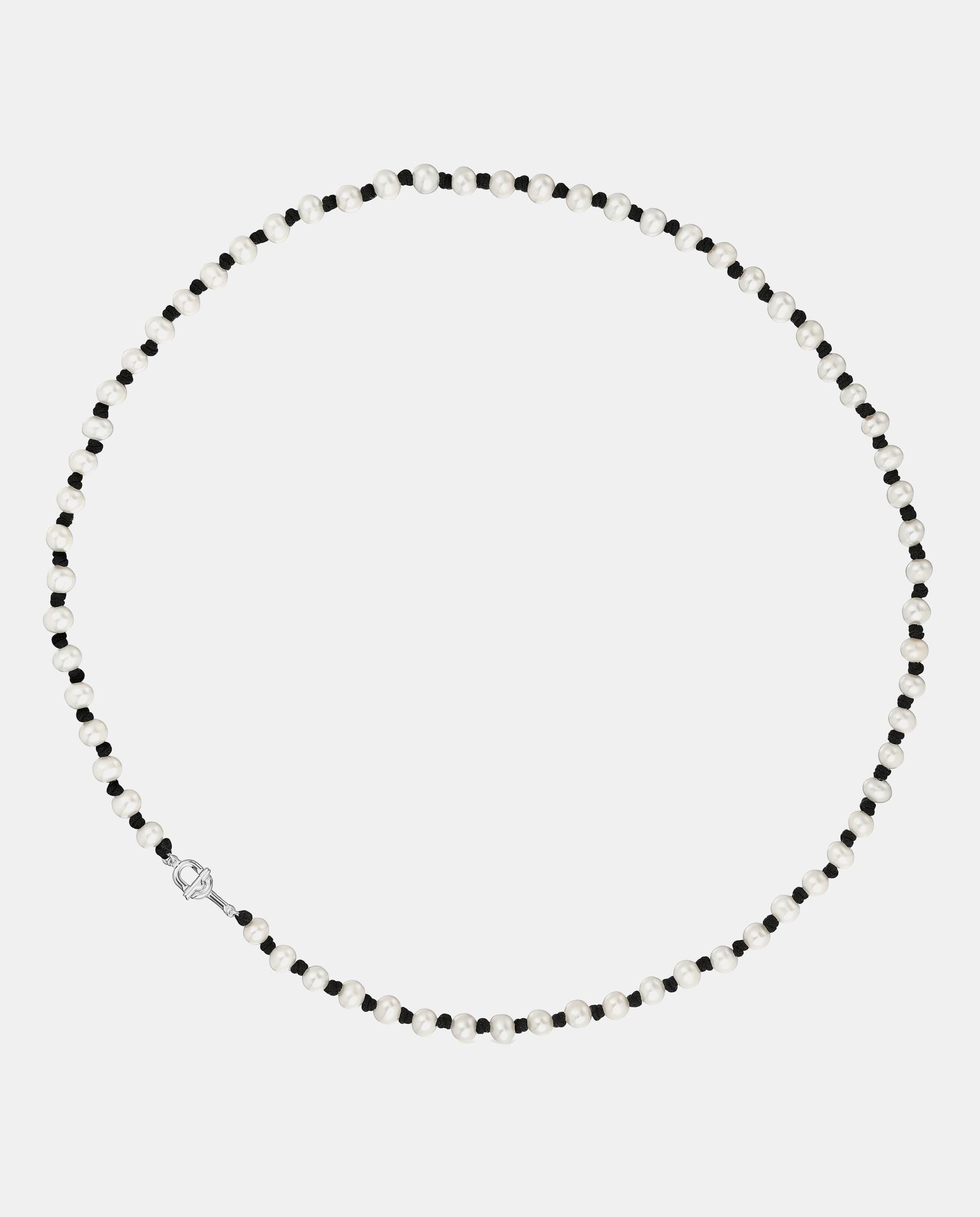 Collar manifesto de nylon con perlas - Tous - Blanco Blanco-1