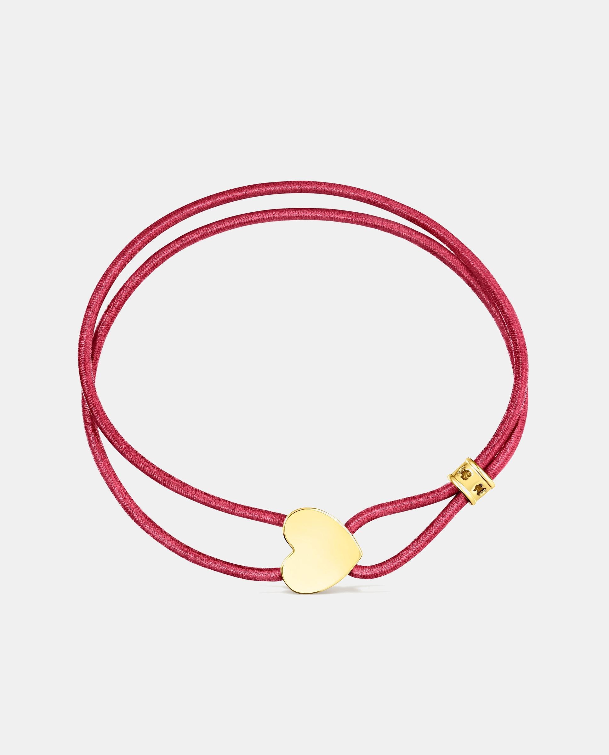 Pulsera sweet dolls elástica con corazón bañado en oro 18 kt sobre plata - Tous - Burdeos Burdeos-2