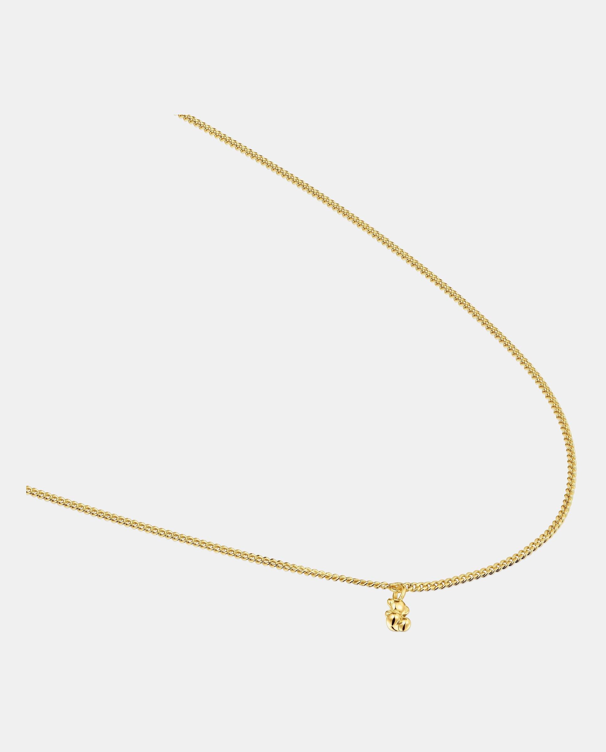 Imagen 2 de Collar bold bear corto barbado bañado en oro 18 kt sobre plata - Tous - Dorado Dorado