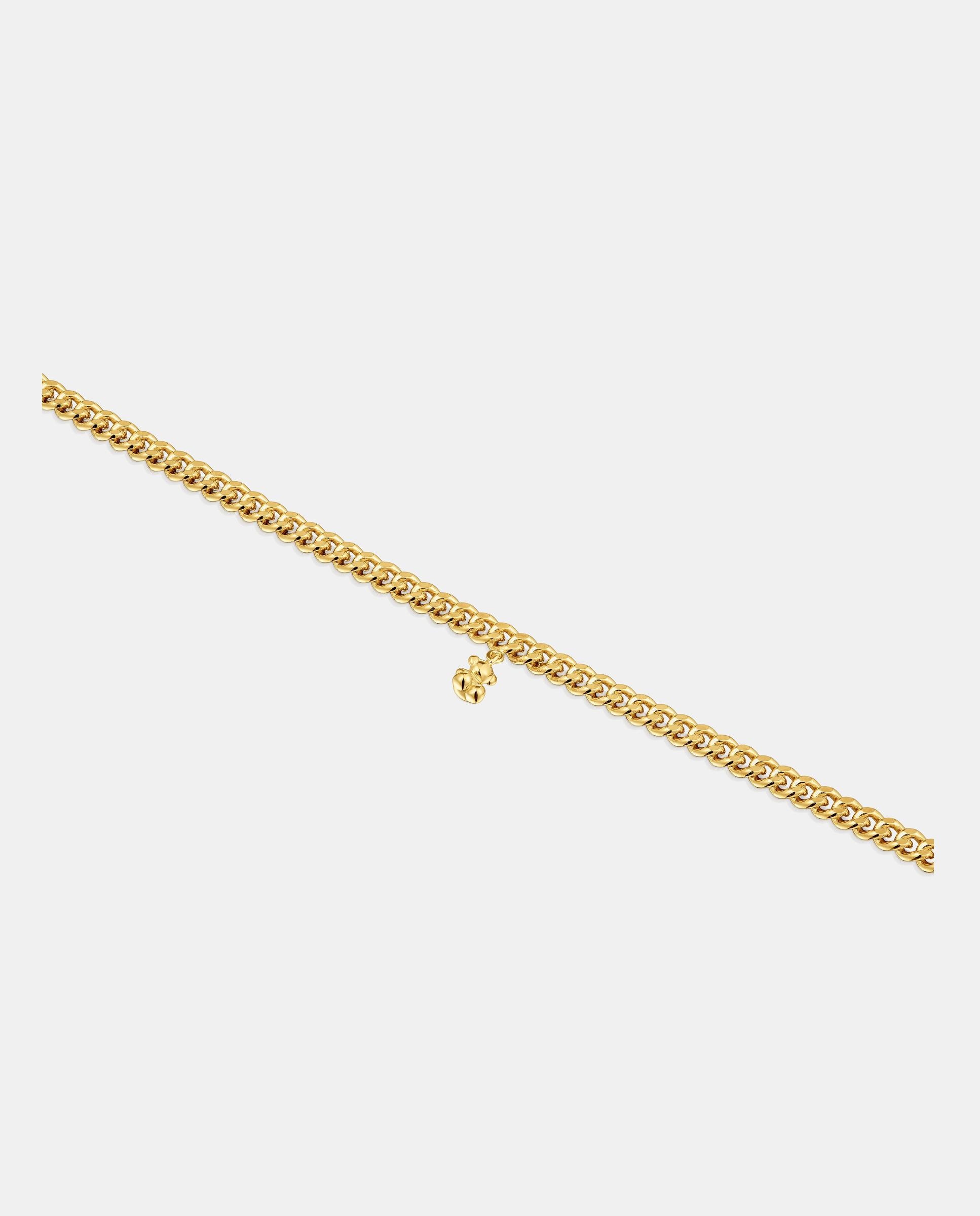 Imagen 3 de Pulsera de cadena bold bear barbada bañada en oro 18 kt sobre plata - Tous - Dorado Dorado