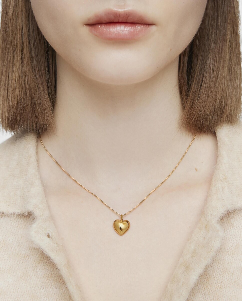 Colgante Corazon Tous Colgante Doble Corazón Bicolor Medallions TOUS