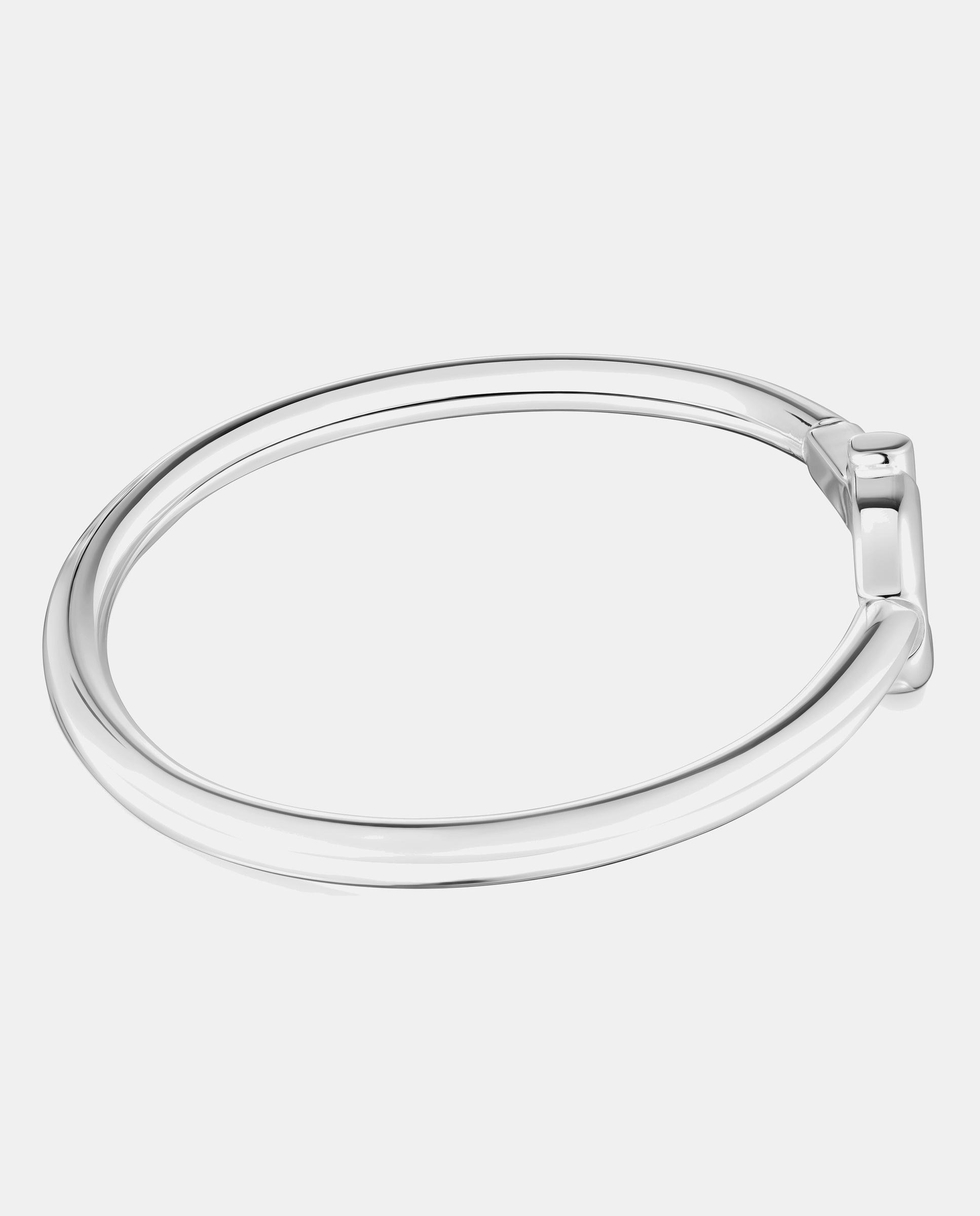 Pulsera rígida esclava de plata 4 mm tous manifesto - Plateado Plateado-2