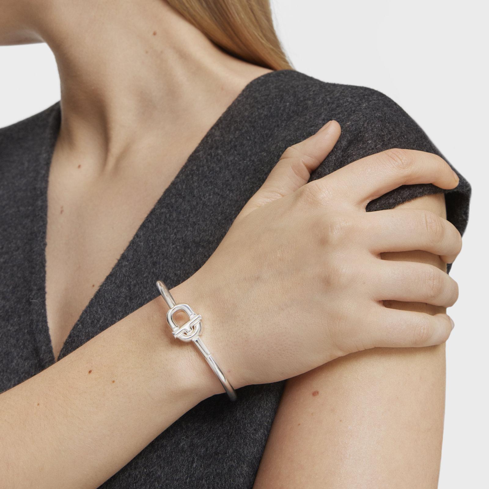 Pulsera rígida esclava de plata 4 mm tous manifesto - Plateado Plateado-3