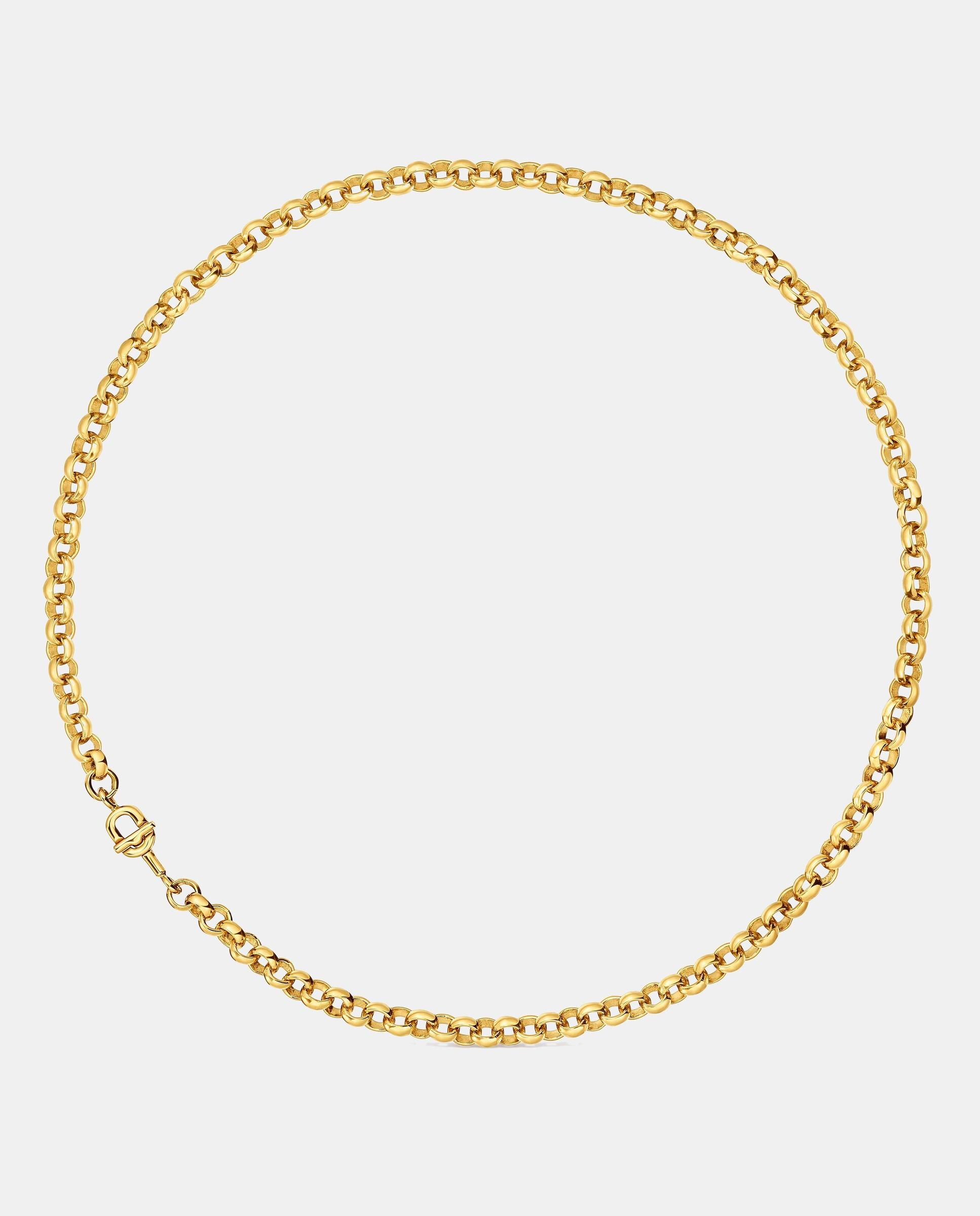 Collar manifesto corto bañado en oro 18 kt sobre plata - Tous - Dorado Dorado-1
