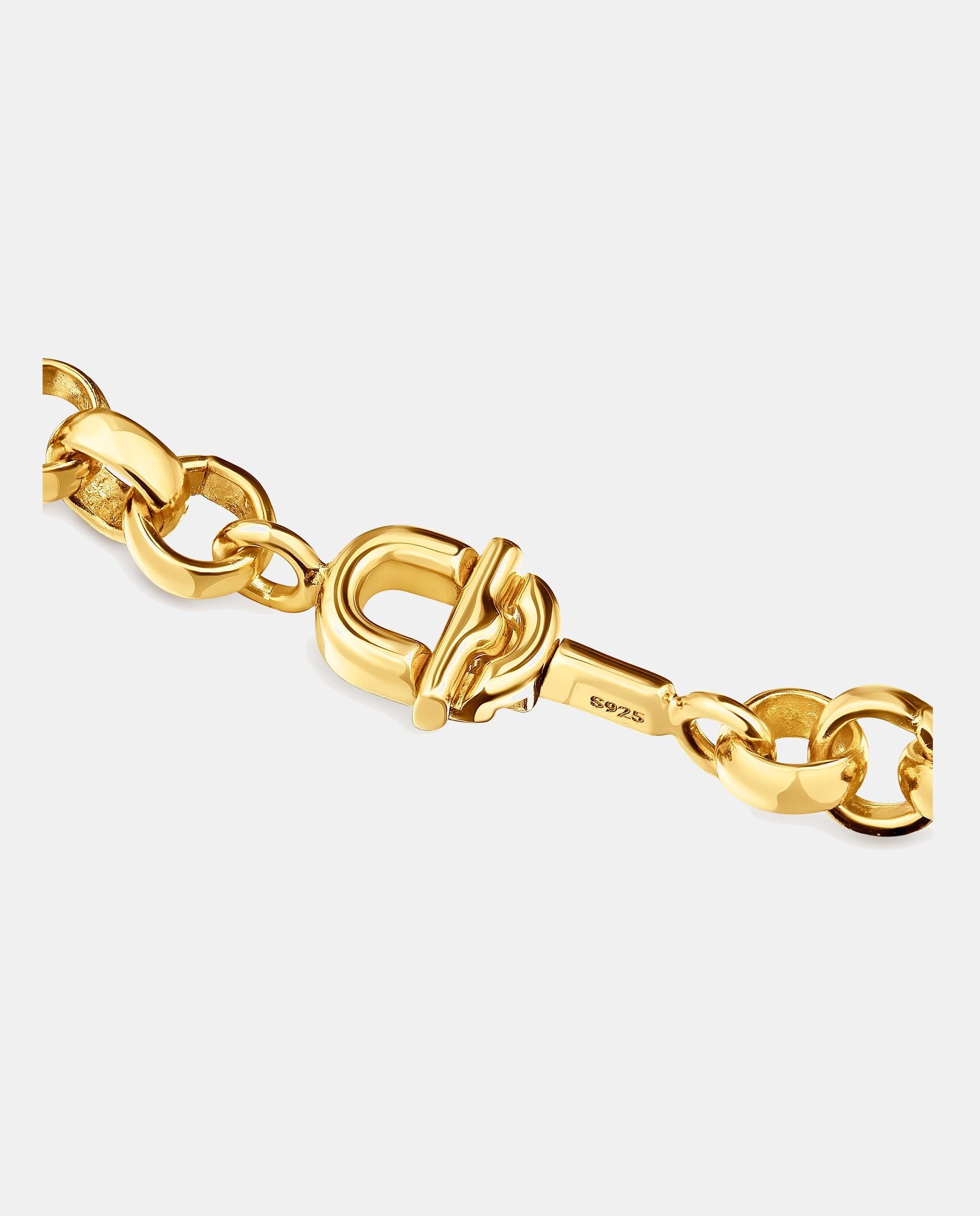 Collar manifesto corto bañado en oro 18 kt sobre plata - Tous - Dorado Dorado-3